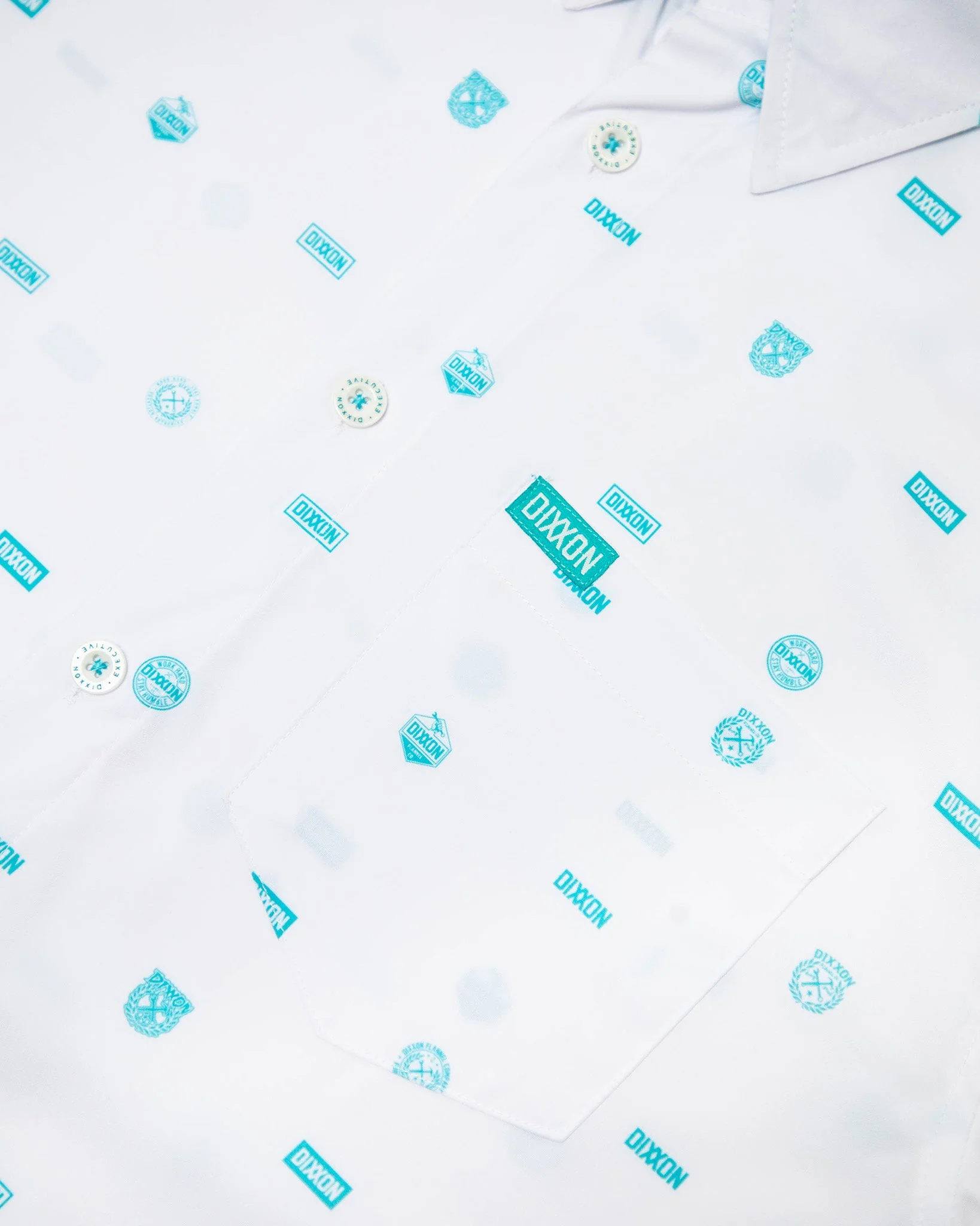 Executive Party Shirt - White & Tiffany - Image 4