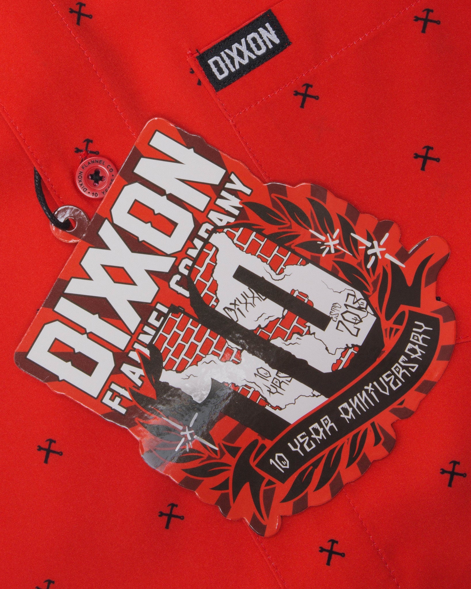 Finney Party Shirt - Red & Black - Image 7