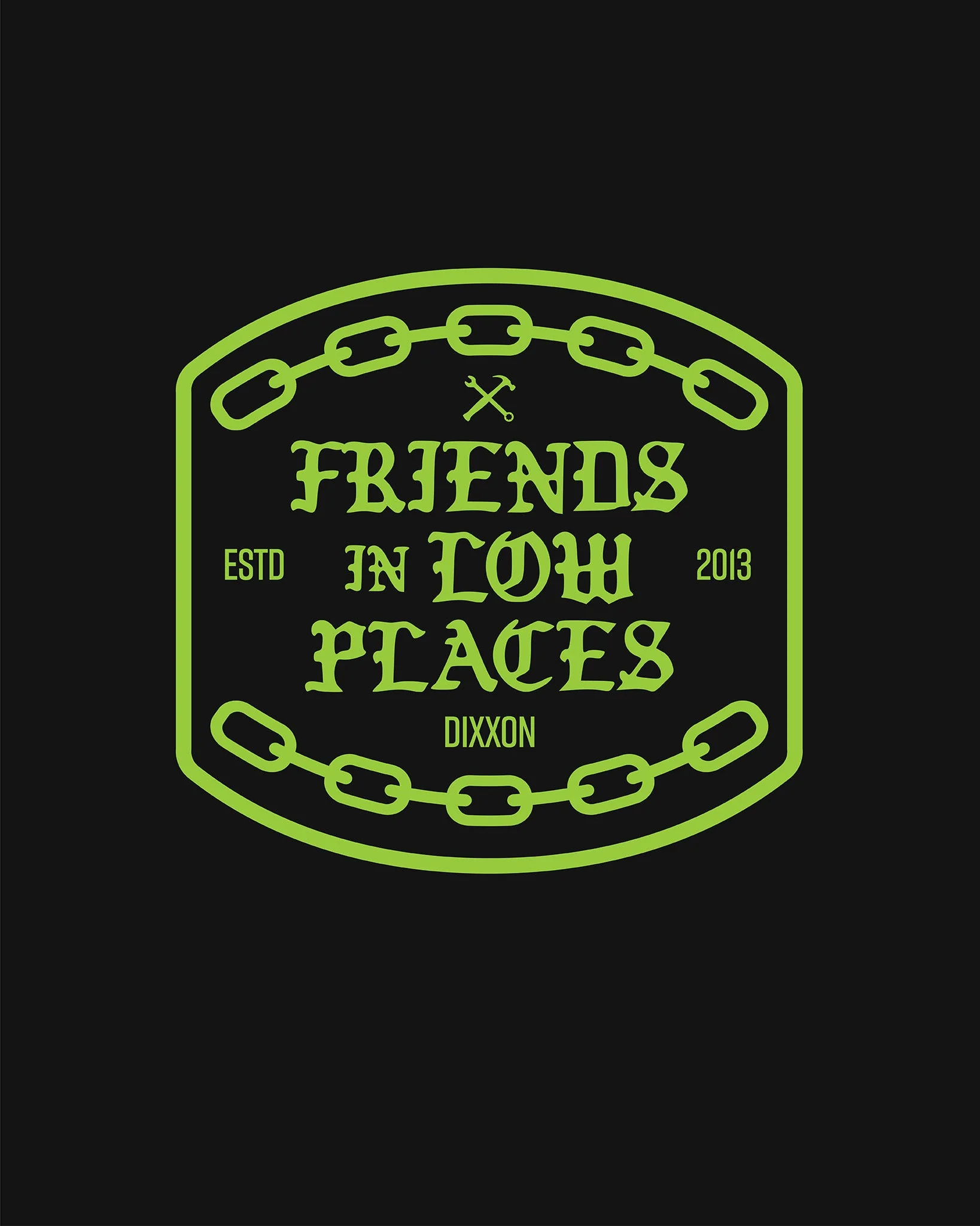 Friends in Low Places 12" Die Cut Sticker - Image 9