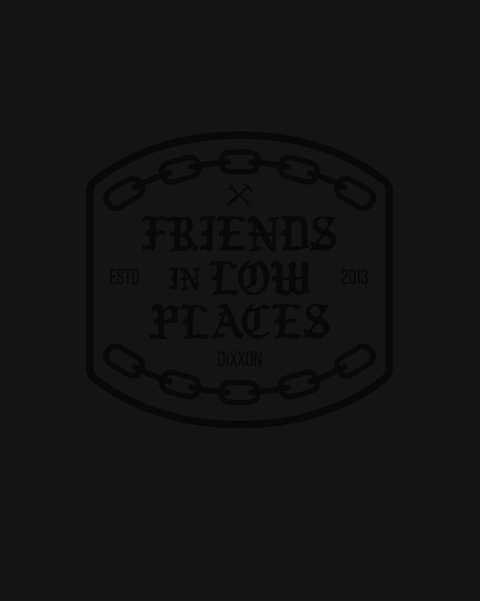 Friends in Low Places 6" Die Cut Sticker - Image 3