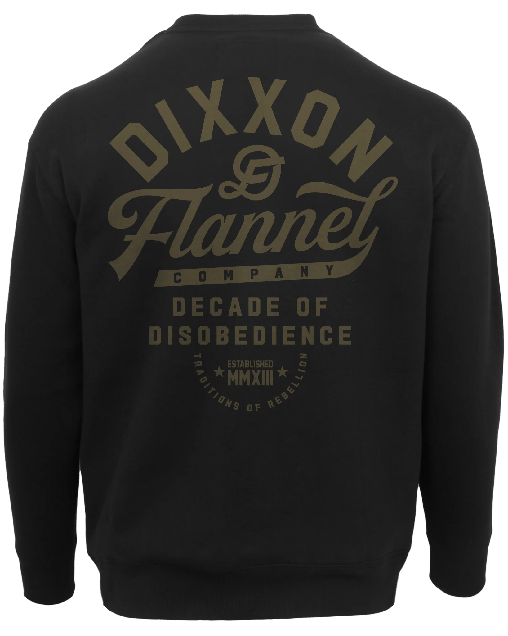 Gold Pastime Crewneck Sweatshirt - Black - Image 2