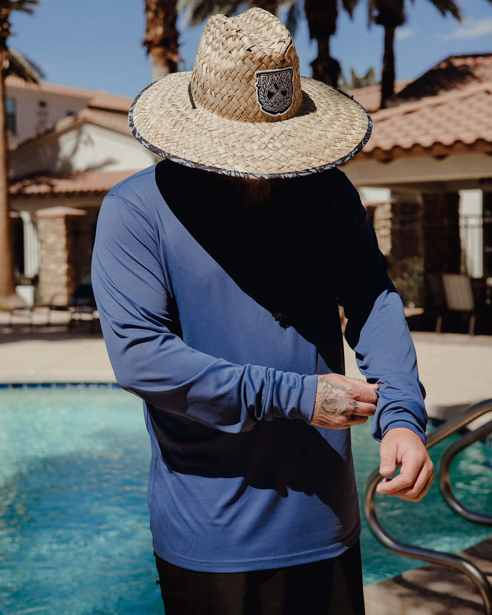 Gold Tide UV Long Sleeve - Navy - Image 4