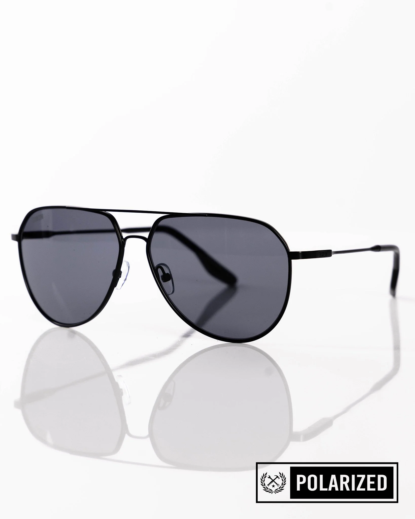 Goose Sunglasses - Brushed Black & Gray Polarized - Image 5