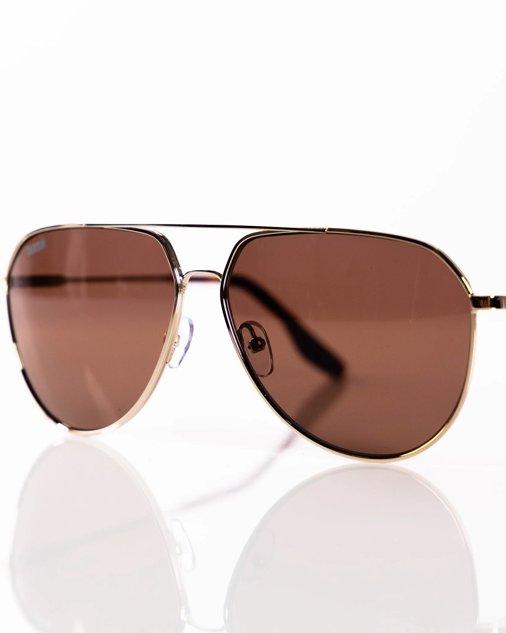 Goose Sunglasses - Gloss Gold & Bronze - Image 7