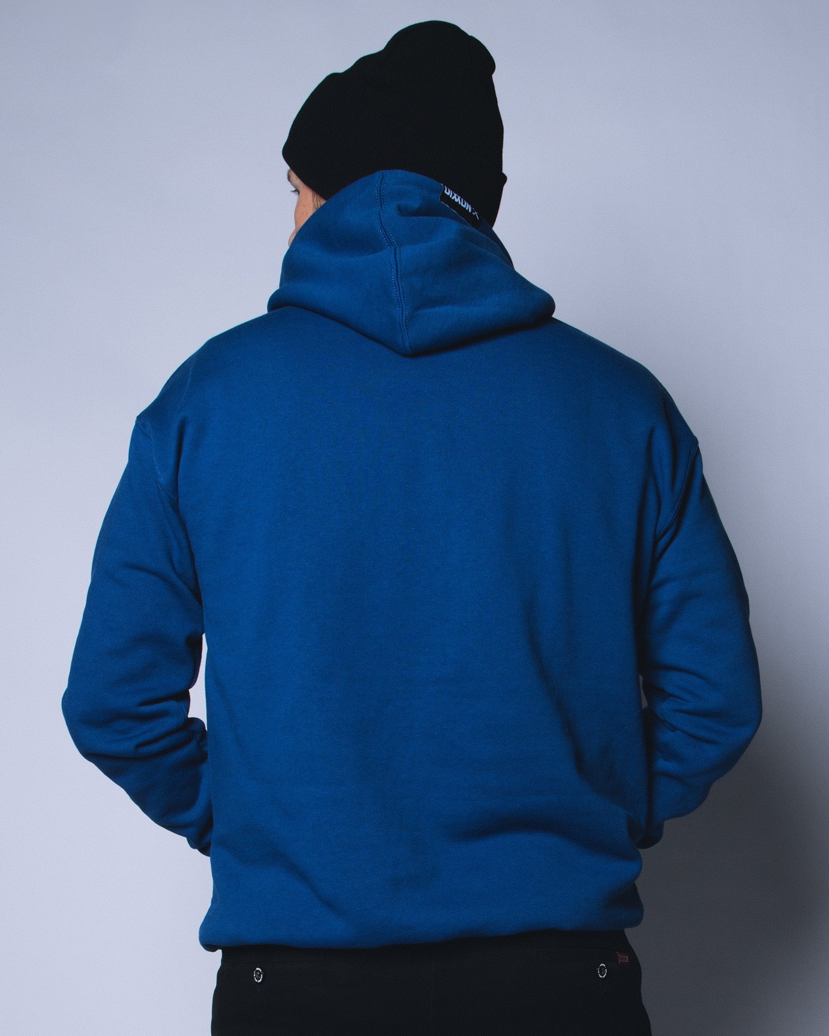 Ground Up Customs Pullover Hoodie - Blue - Image 2