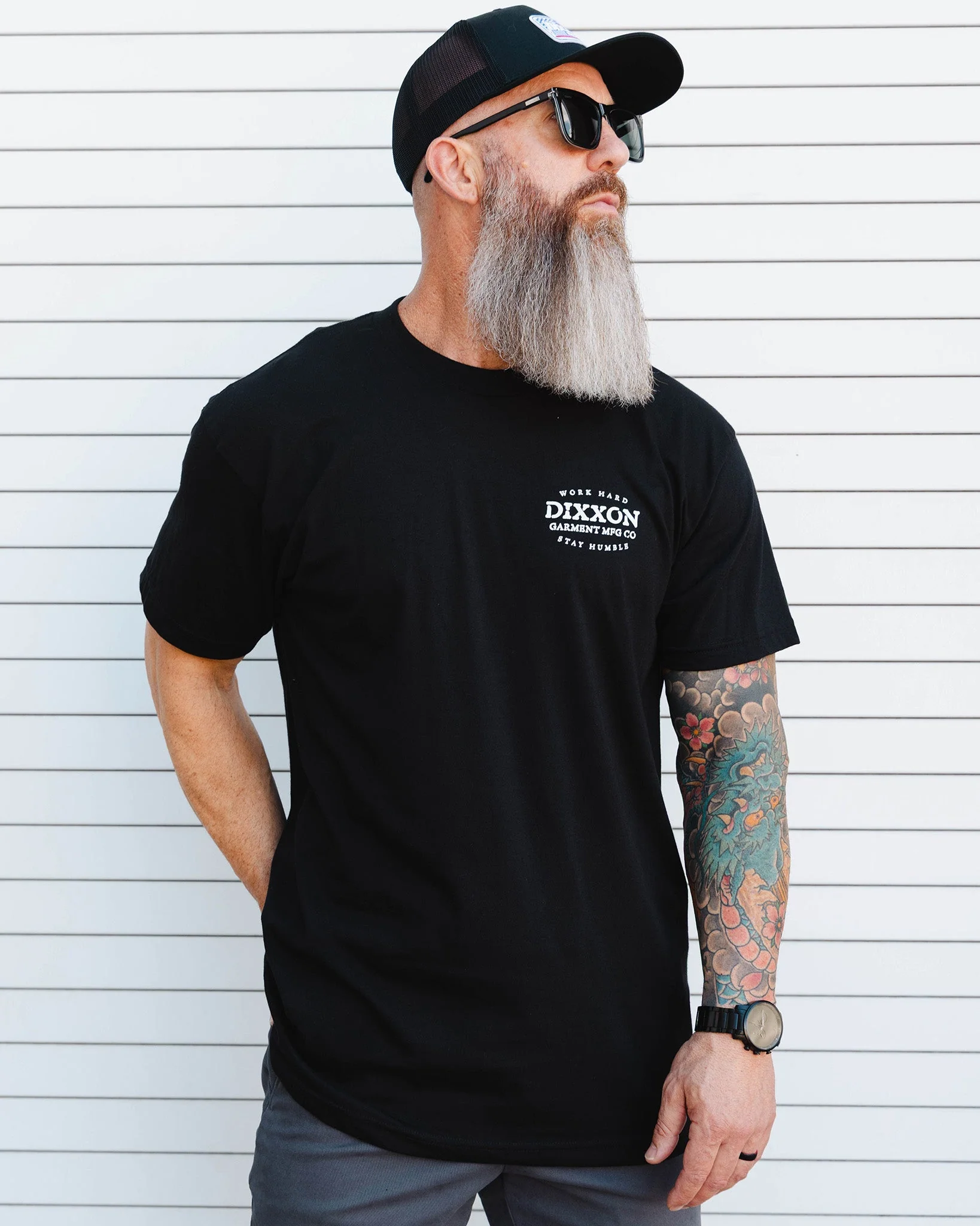 Gray MFG Standard T-Shirt - Black - Image 2