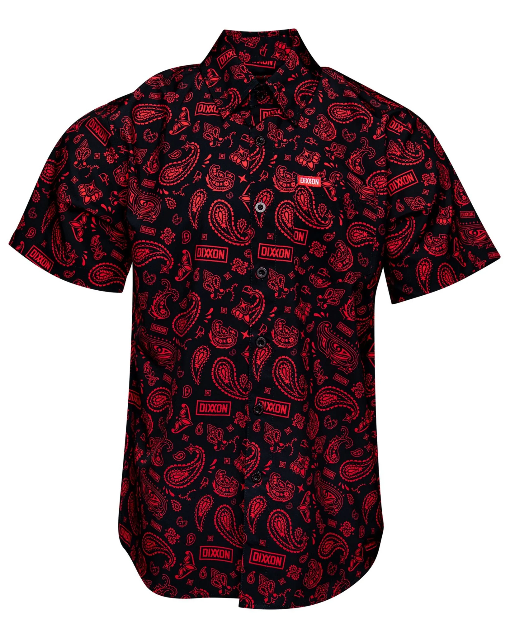 Hankie Party Shirt - Black & Red - Image 2