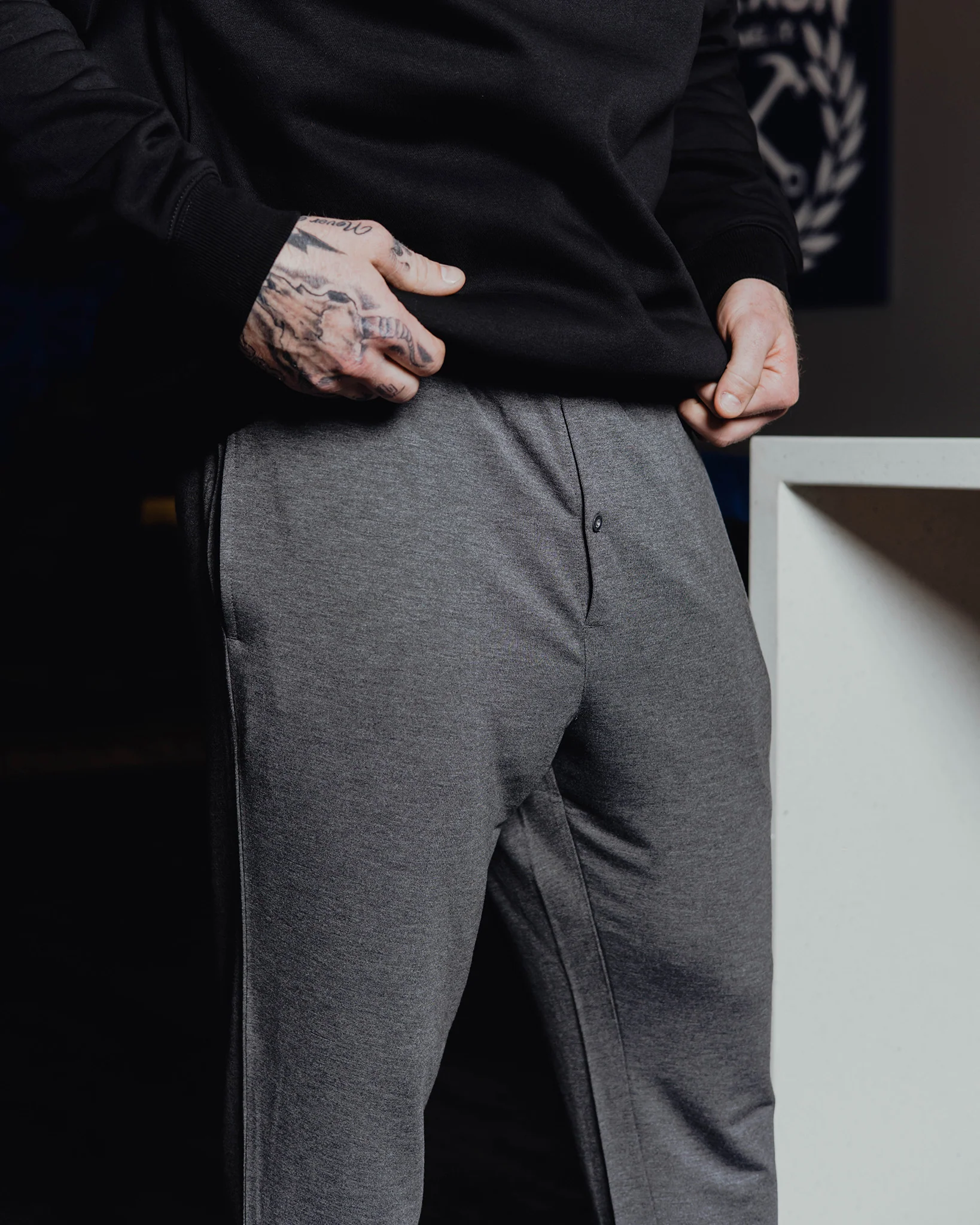 Heather Gray Pajama Pants - Image 2