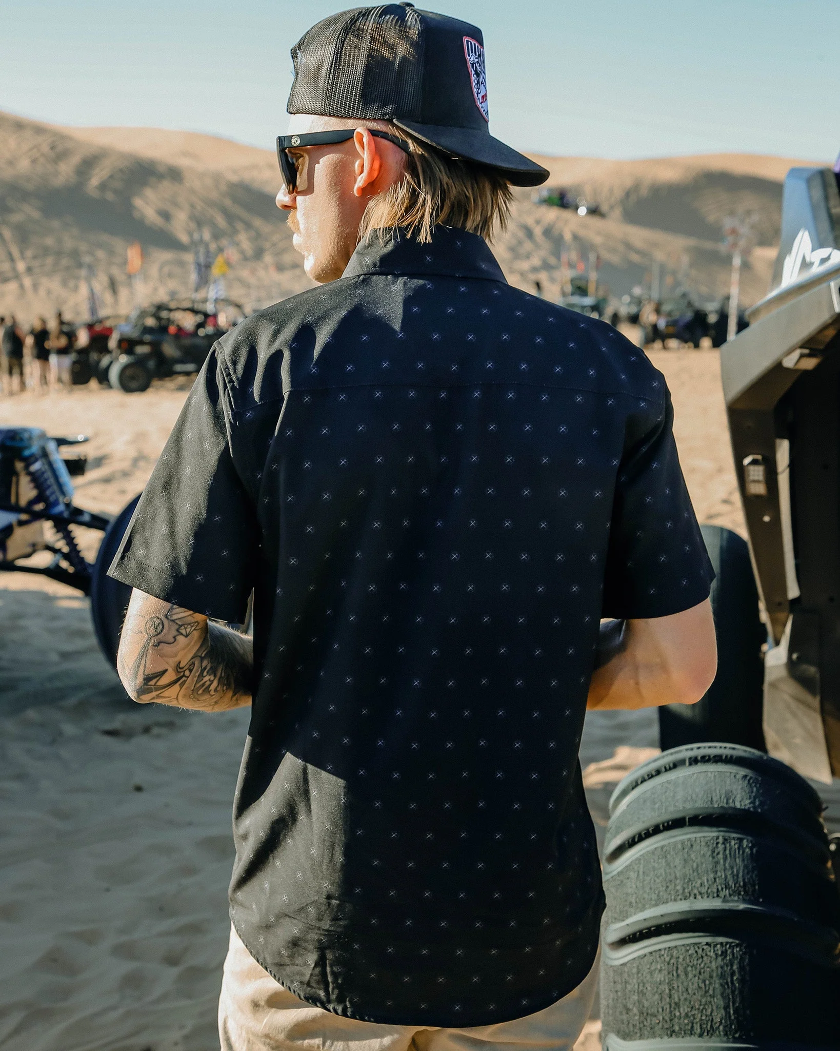 Huckster Party Shirt - Black & Gray - Image 3