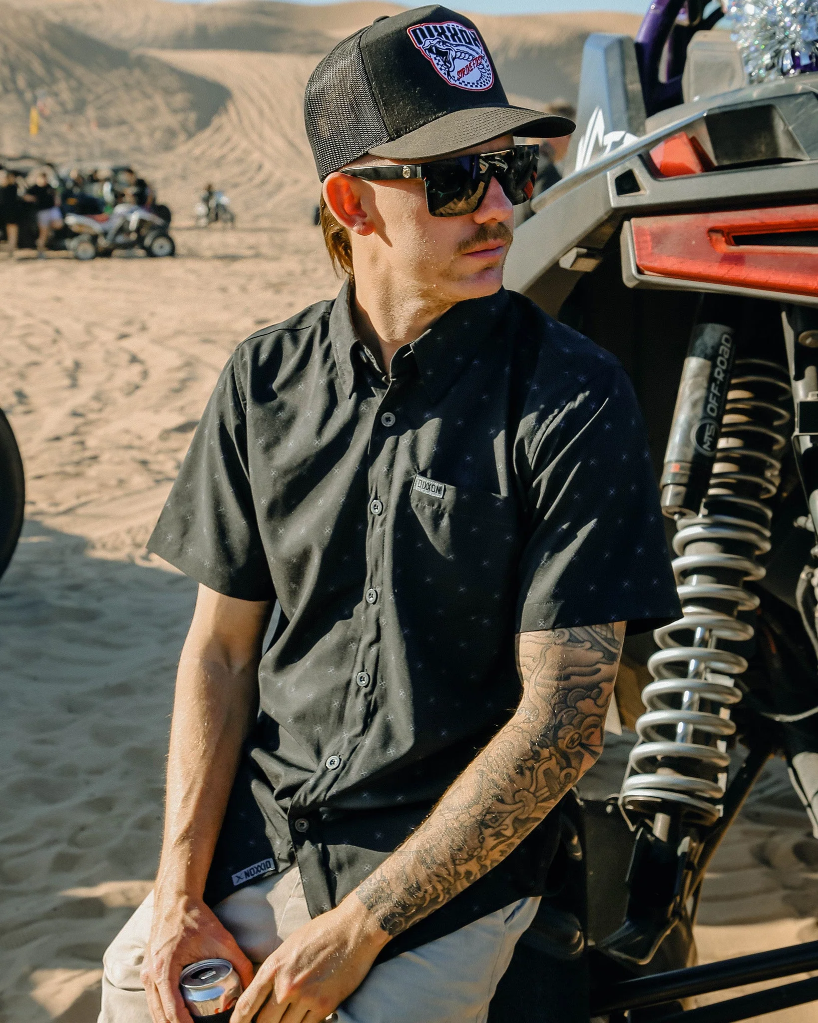 Huckster Party Shirt - Black & Gray - Image 4