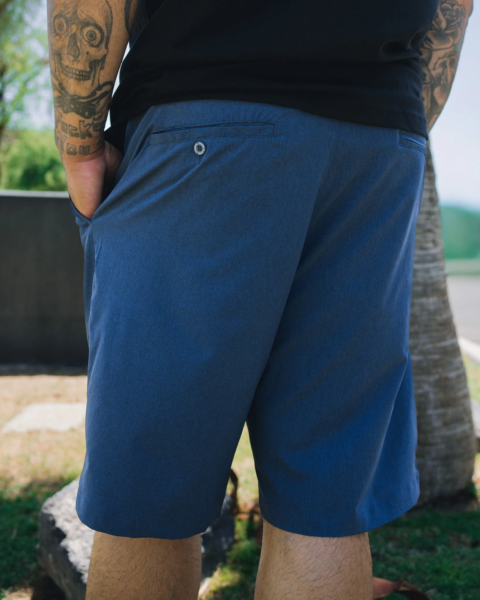 Hybrid Shorts - Navy Blue - Image 2