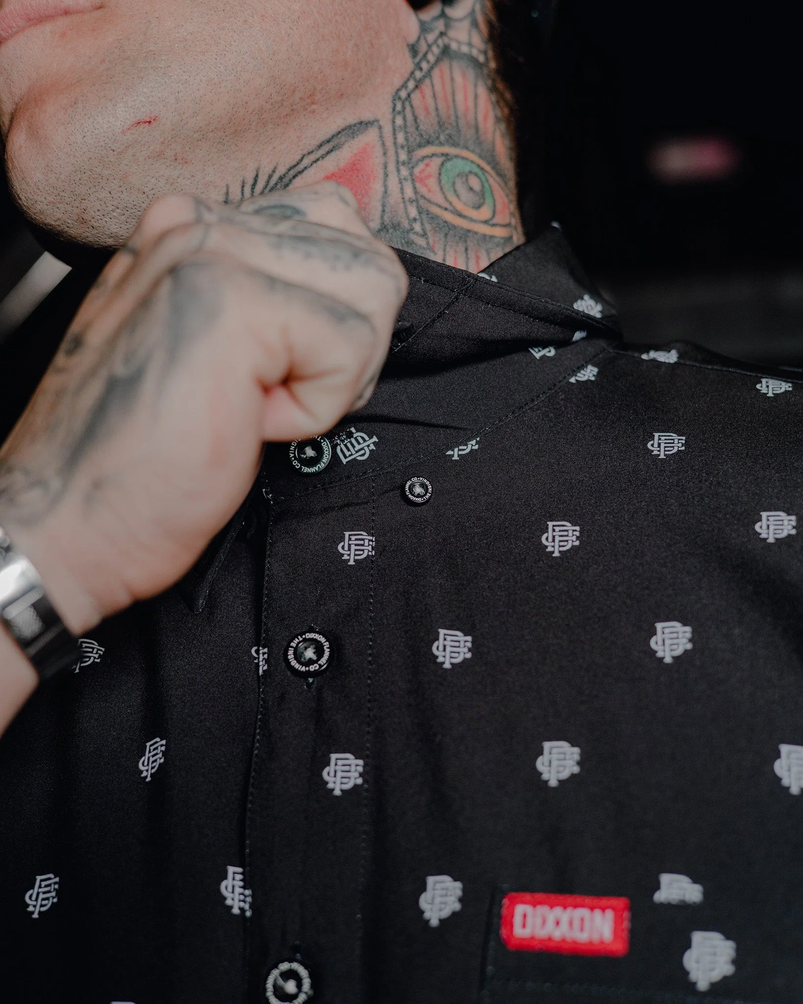 Insignia Party Shirt - Black & White - Image 4