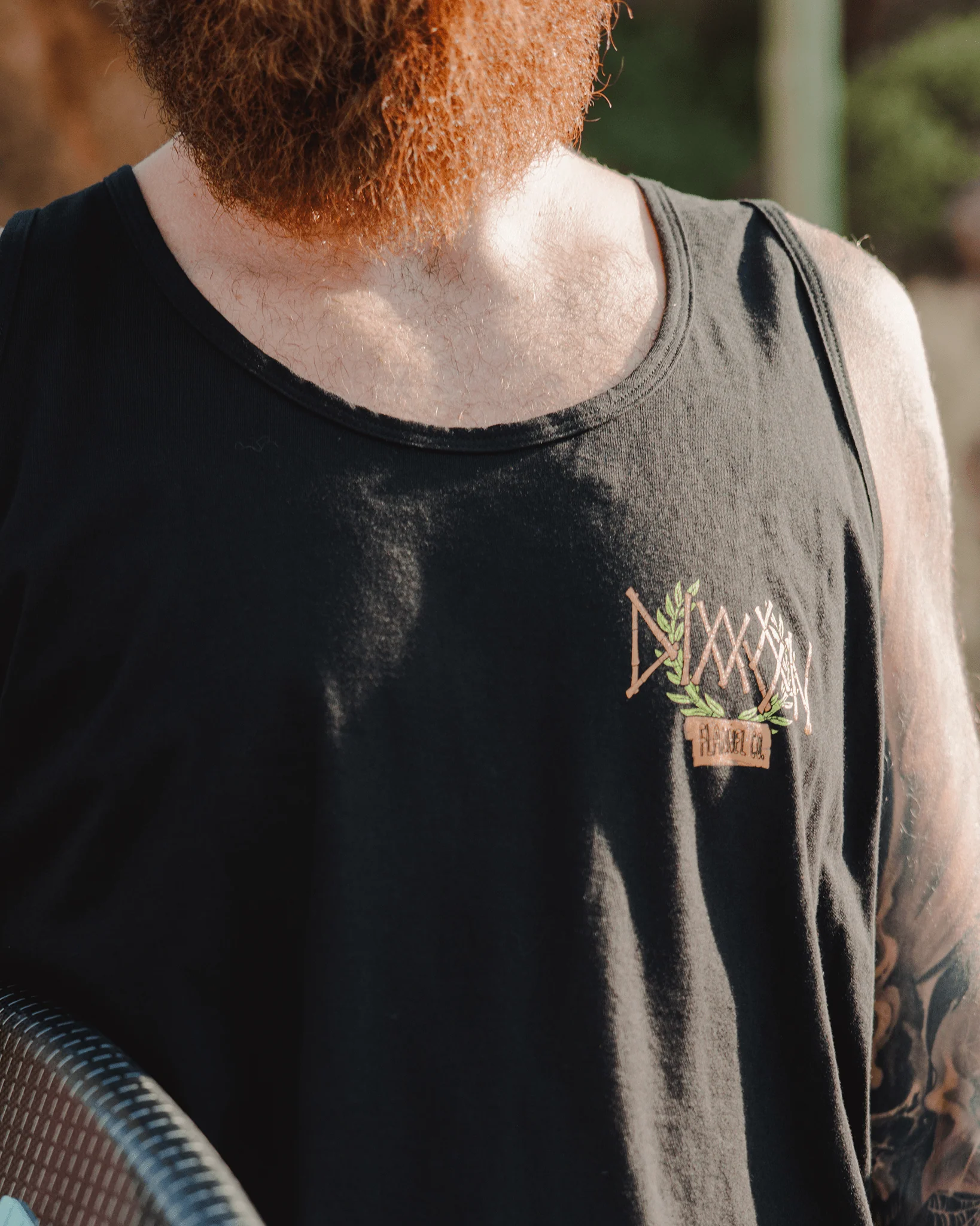 Keepin' The Surf Spirit Alive Eye Tank - Black - Image 4