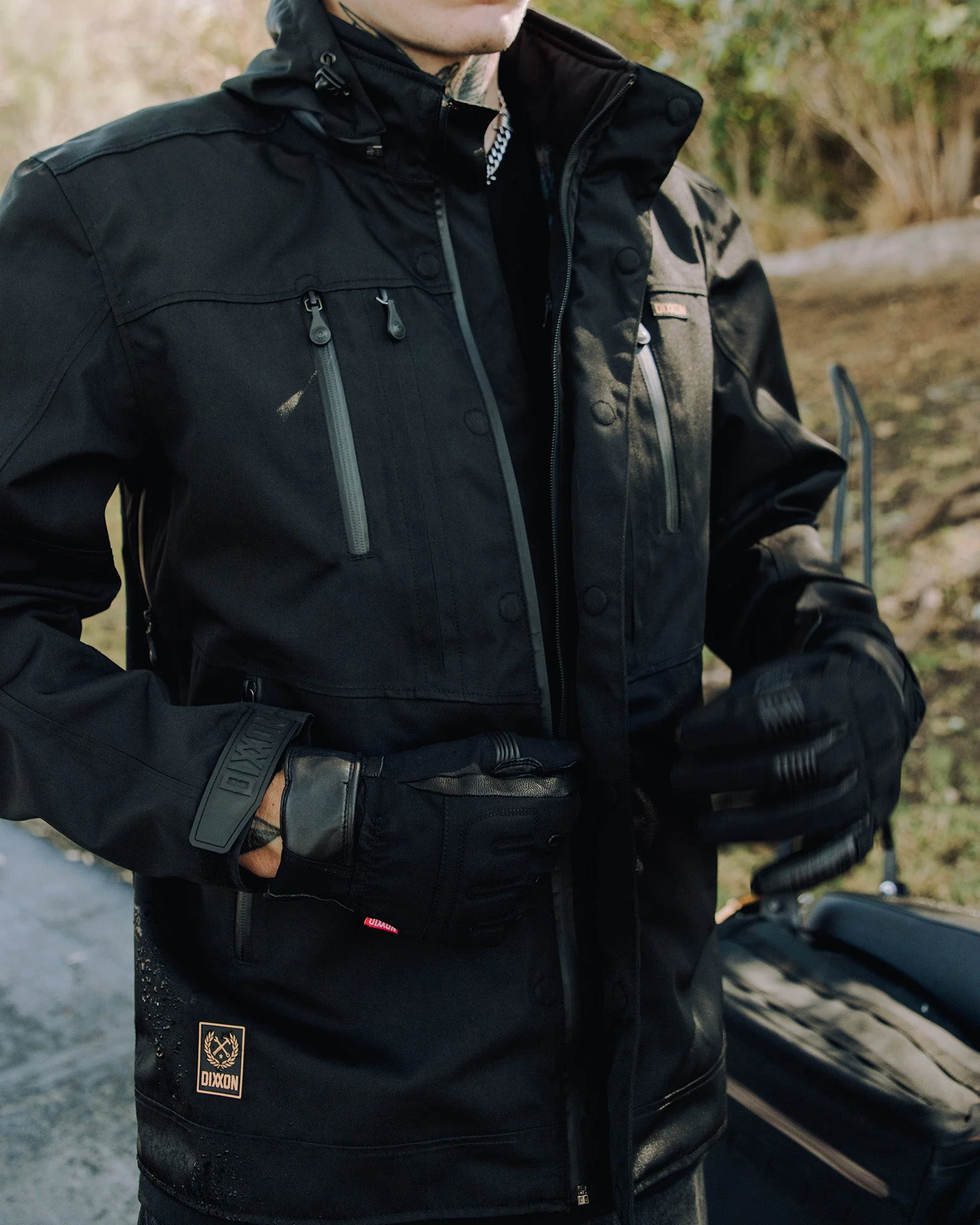 Laramie Waterproof Jacket - Black - Image 10