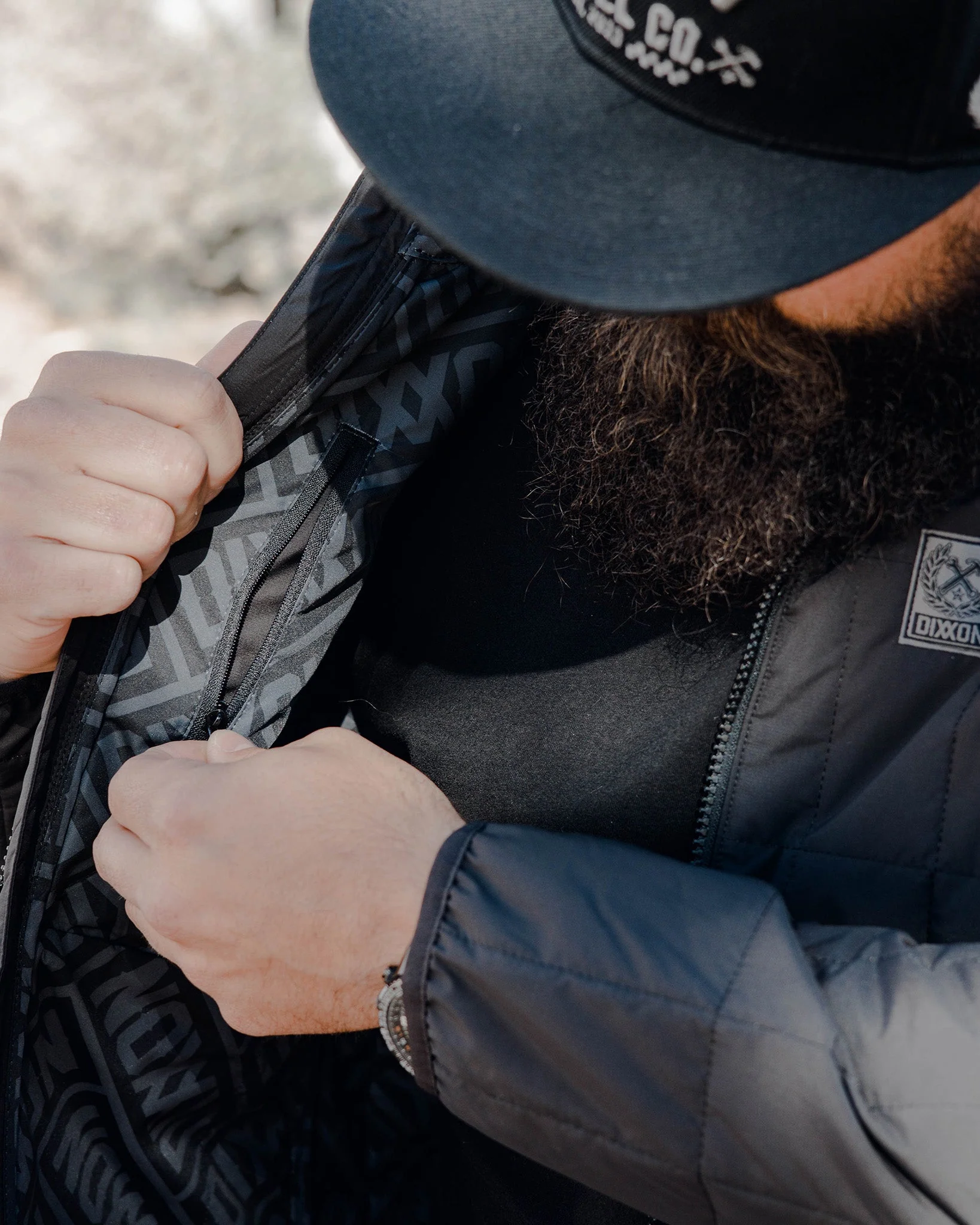 Nomad Puffer Jacket - Black - Image 7