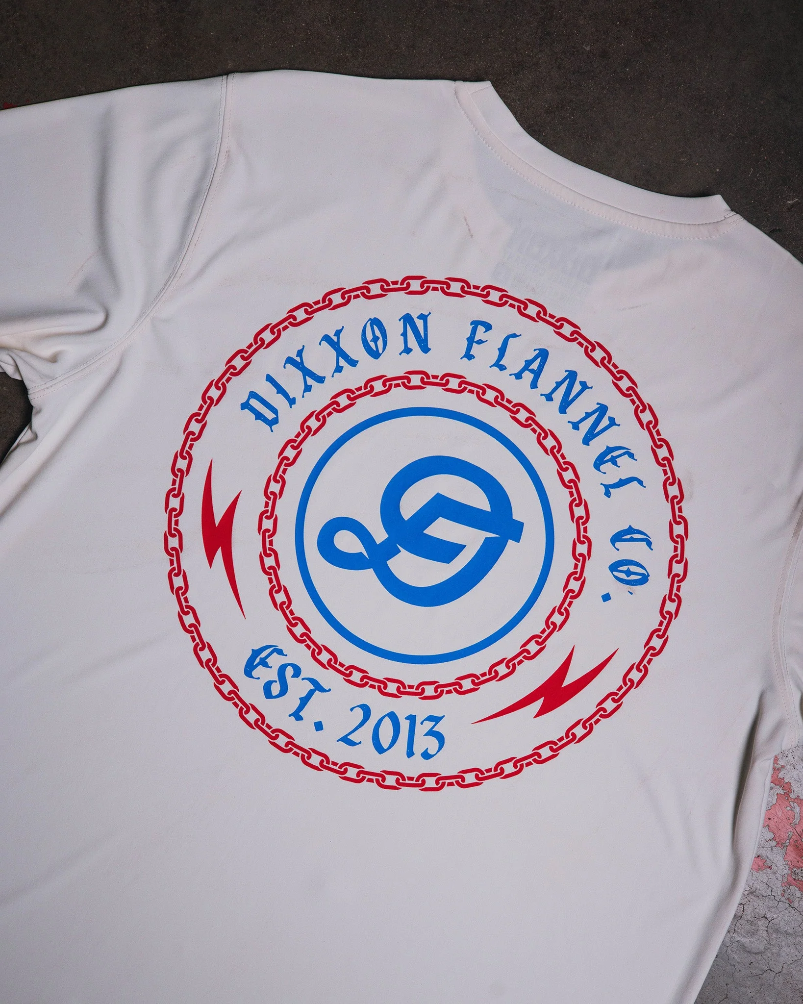 Linked UV Long Sleeve T-Shirt - White - Image 2