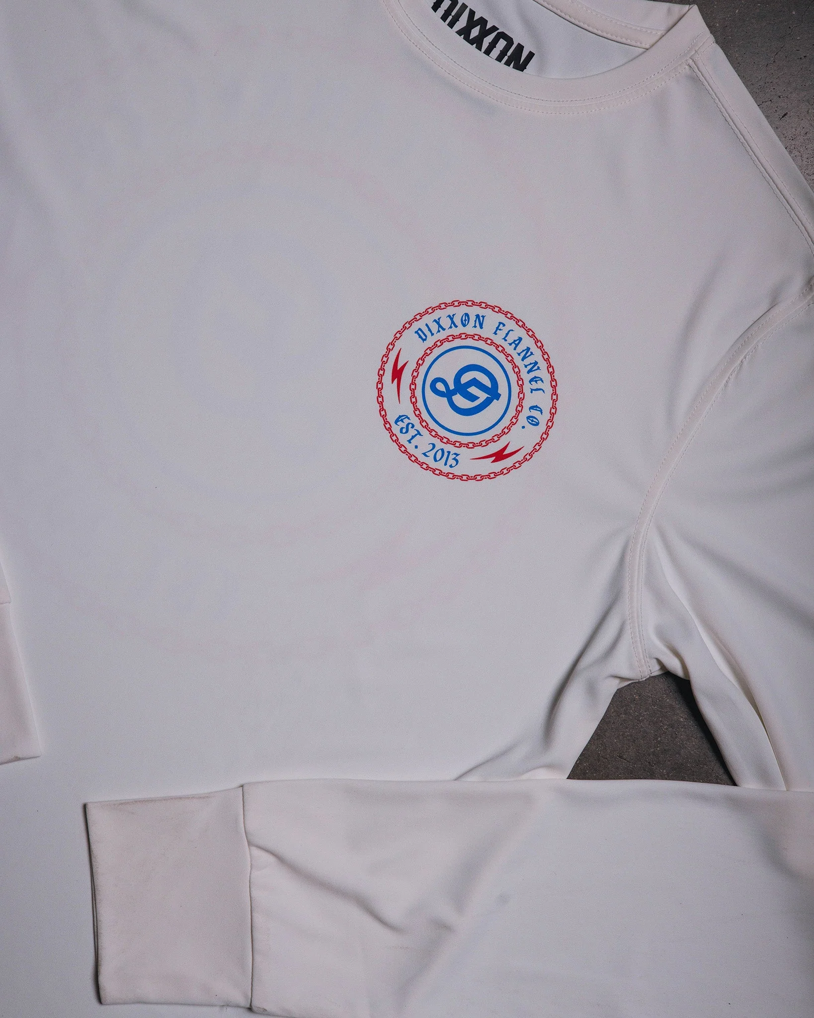 Linked UV Long Sleeve T-Shirt - White - Image 3