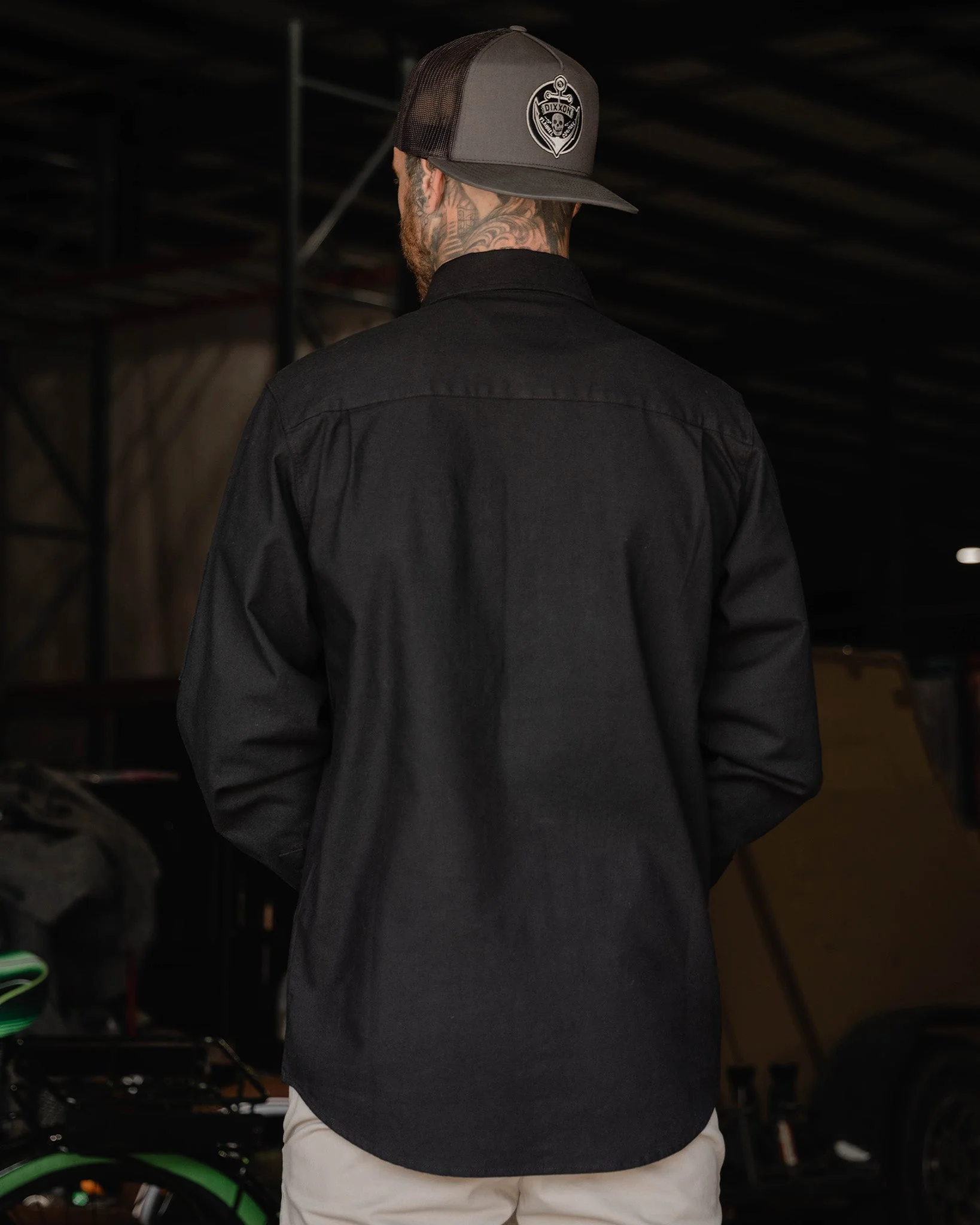 Work Shirt Long Sleeve - Black - Image 3