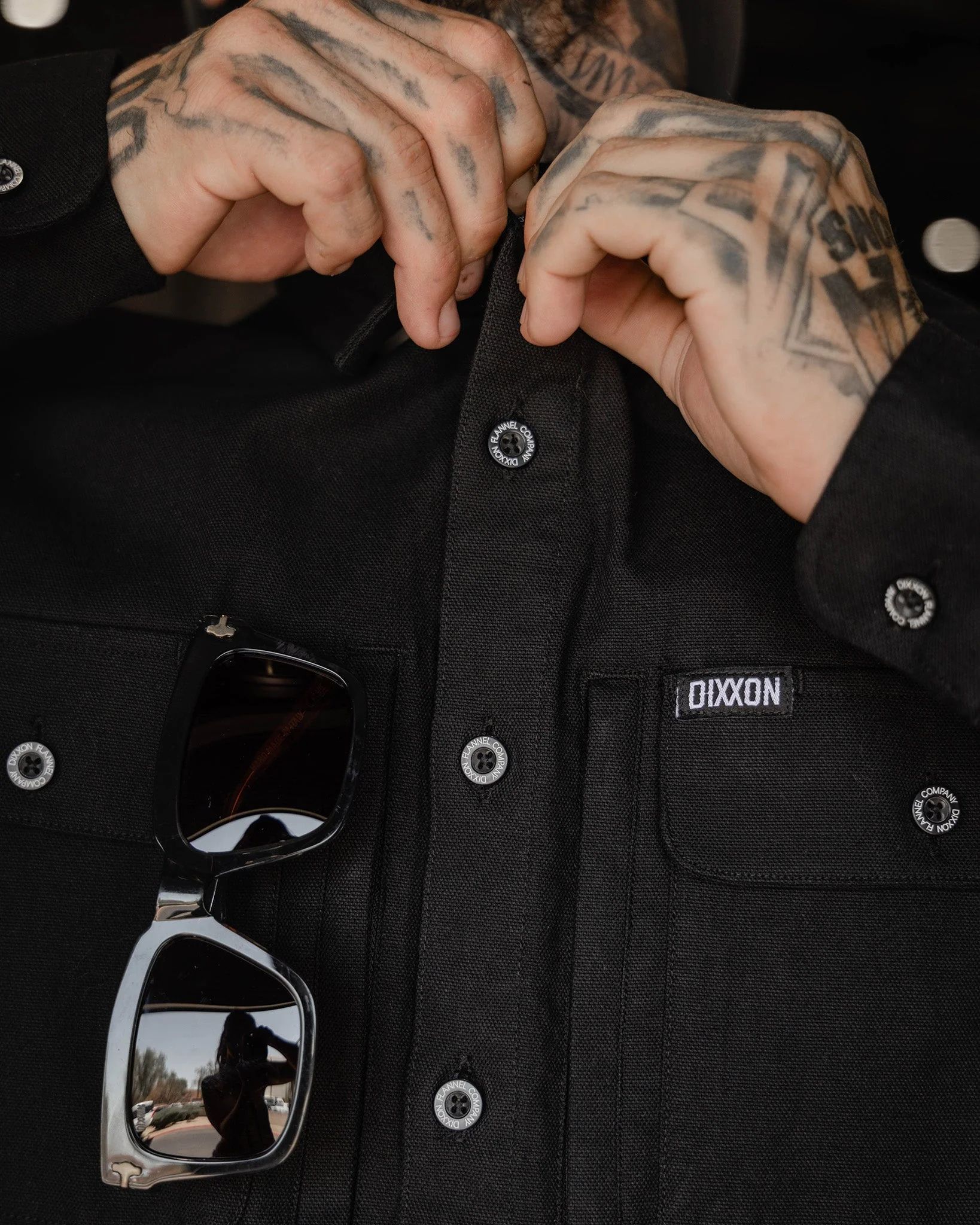 Work Shirt Long Sleeve - Black - Image 6