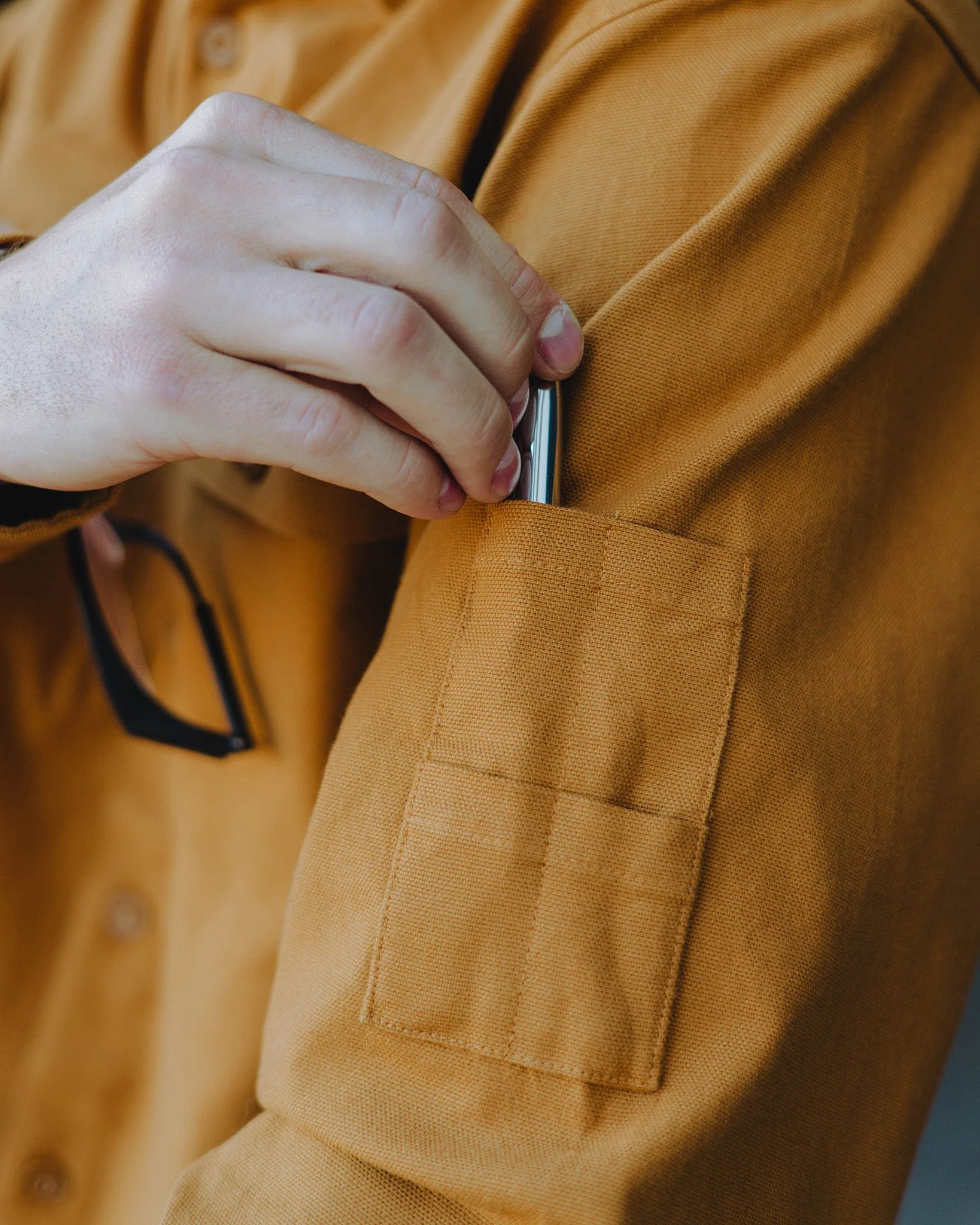 Work Shirt Long Sleeve - Camel - Image 6