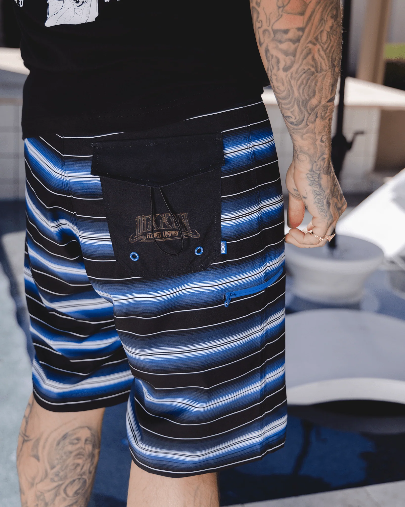 Low Low Boardshorts - Blue - Image 2
