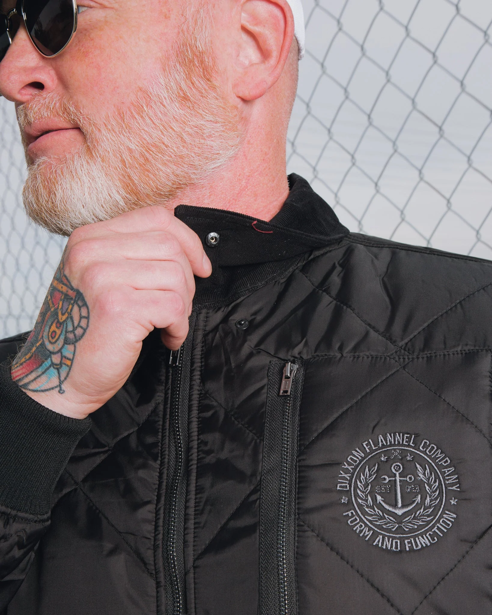 Midnight Diamond Stitch Quilted Jacket - Image 3
