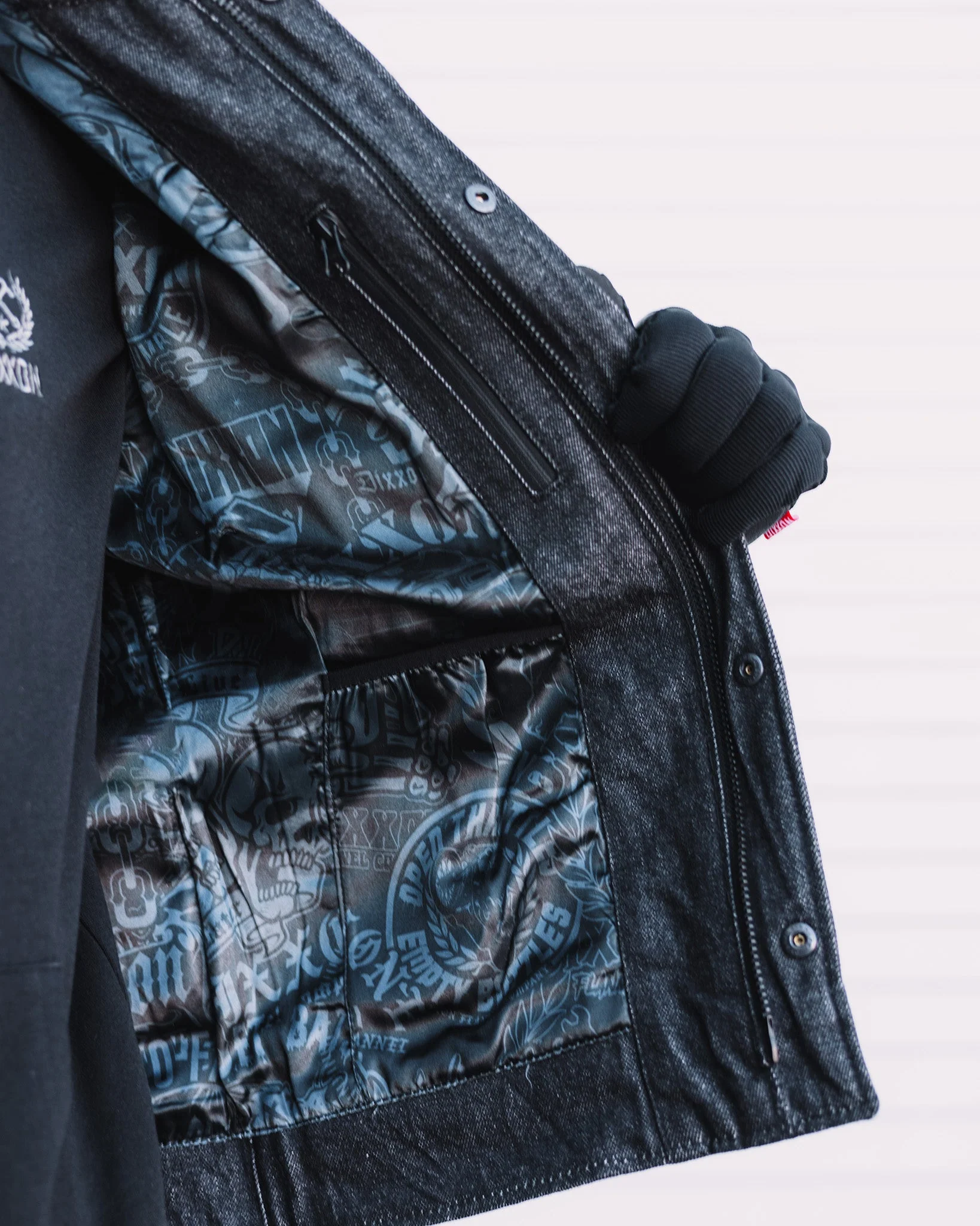 Miller Denim Vest - Black - Image 2