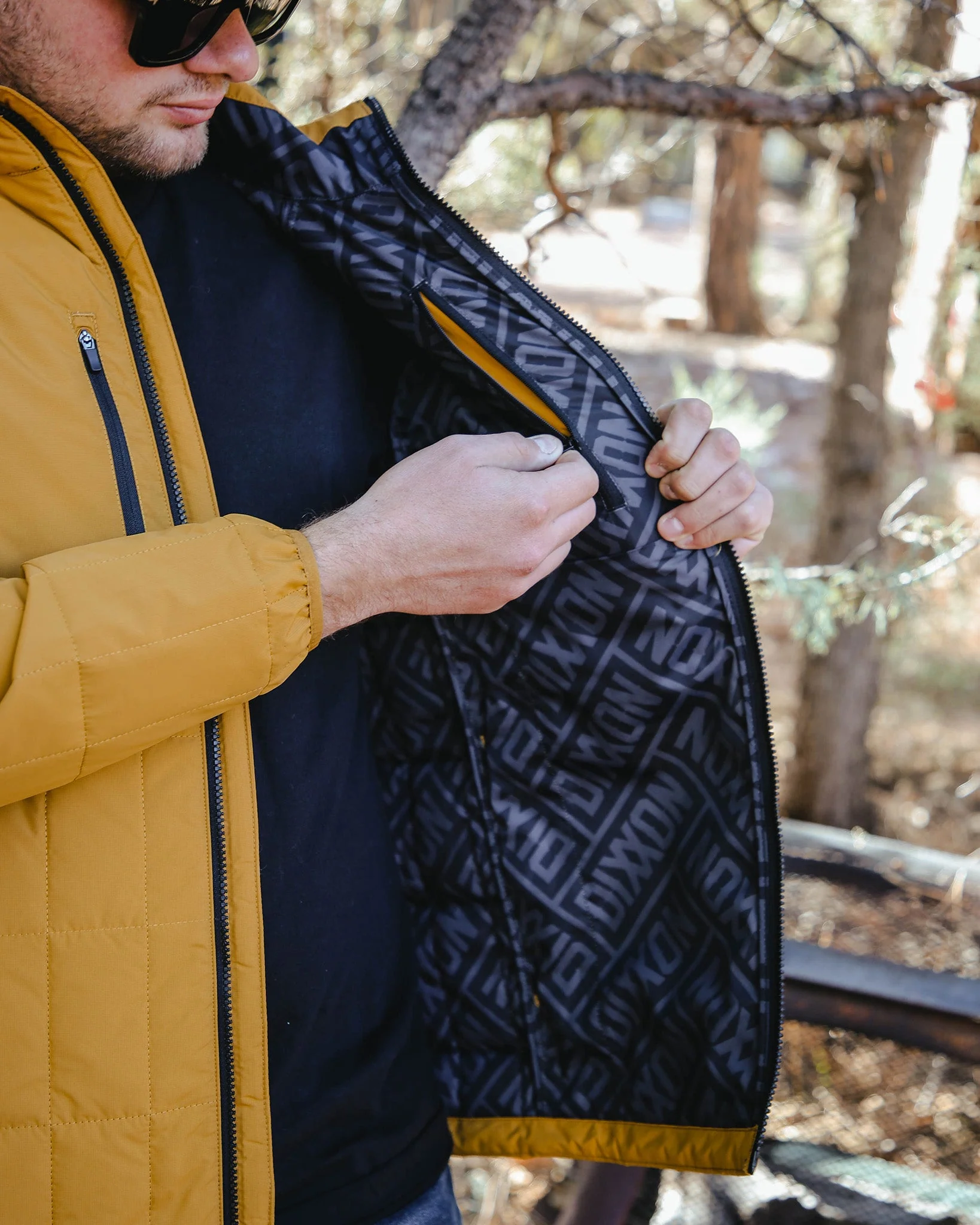Nomad Puffer Jacket - Camel - Image 8