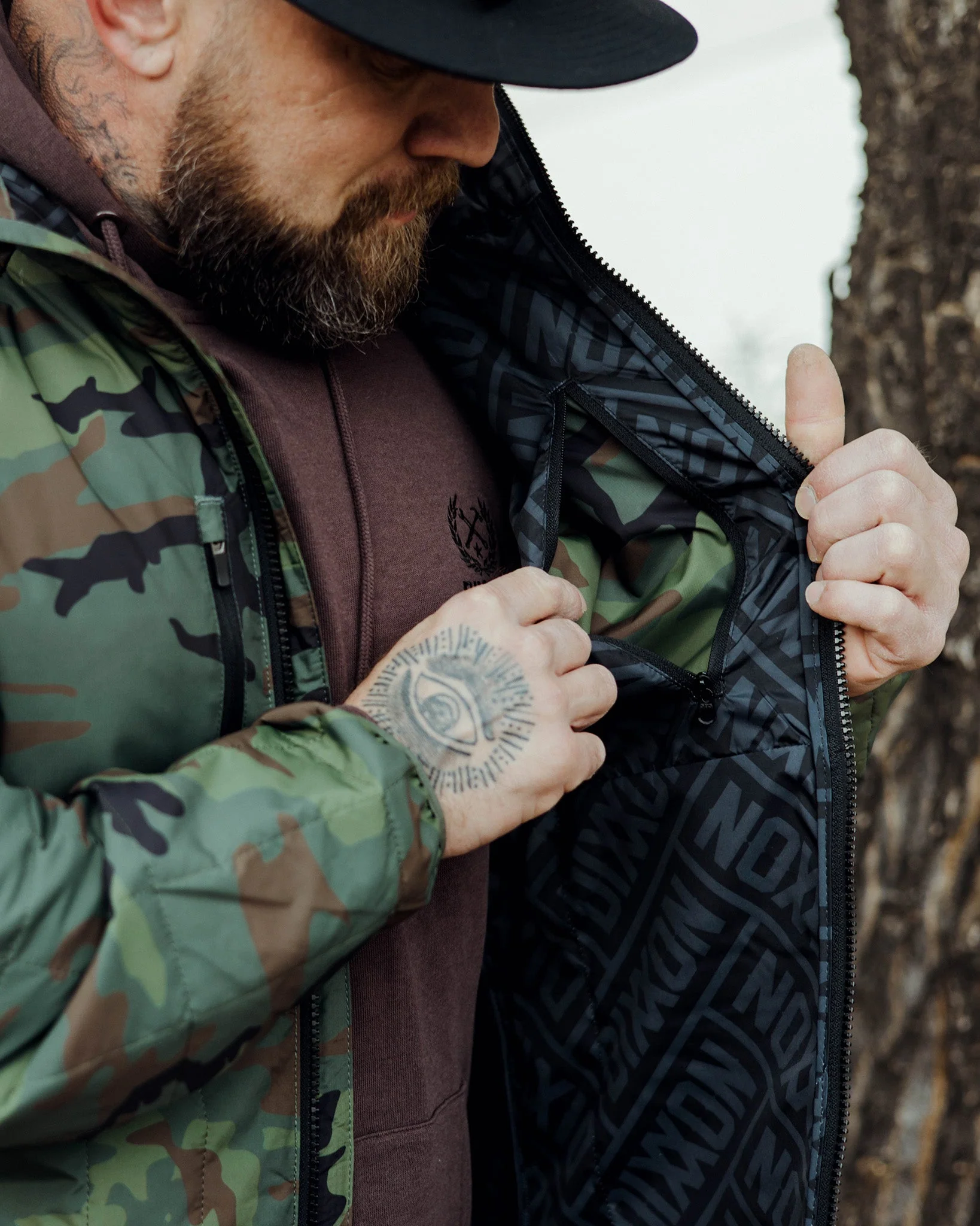 Nomad Puffer Jacket - Camo - Image 7