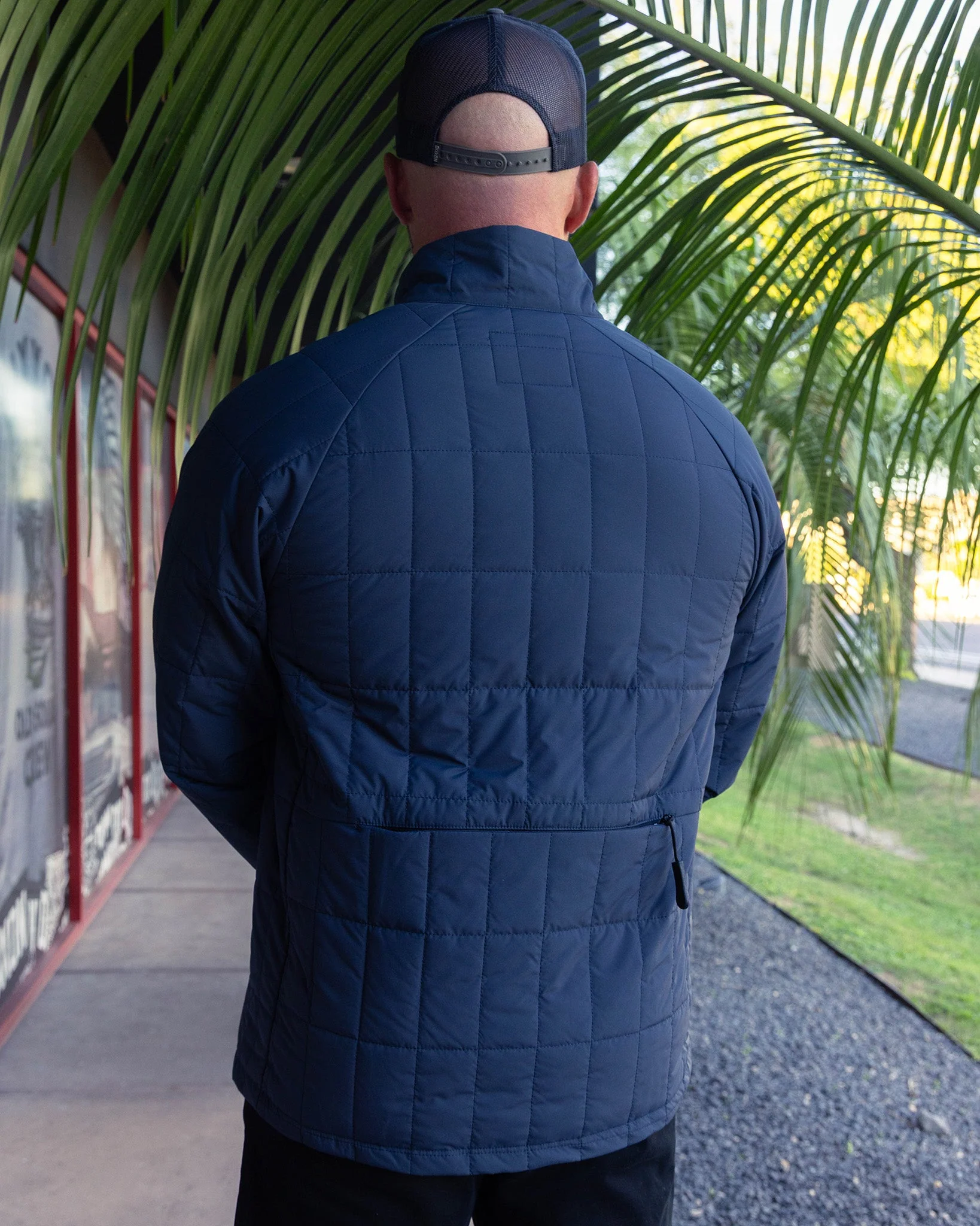 Nomad Puffer Jacket - Navy - Image 2
