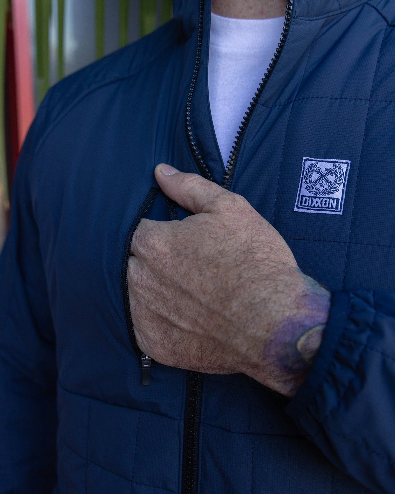 Nomad Puffer Jacket - Navy - Image 5
