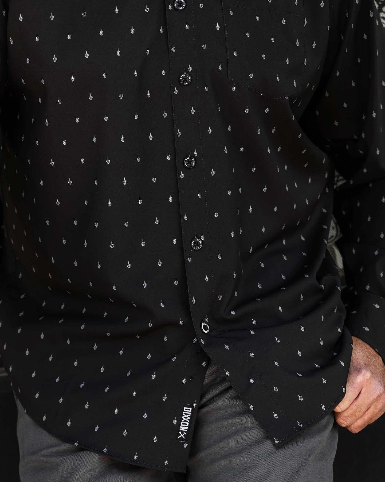 Old Hoss Long Sleeve Party Shirt - Image 7