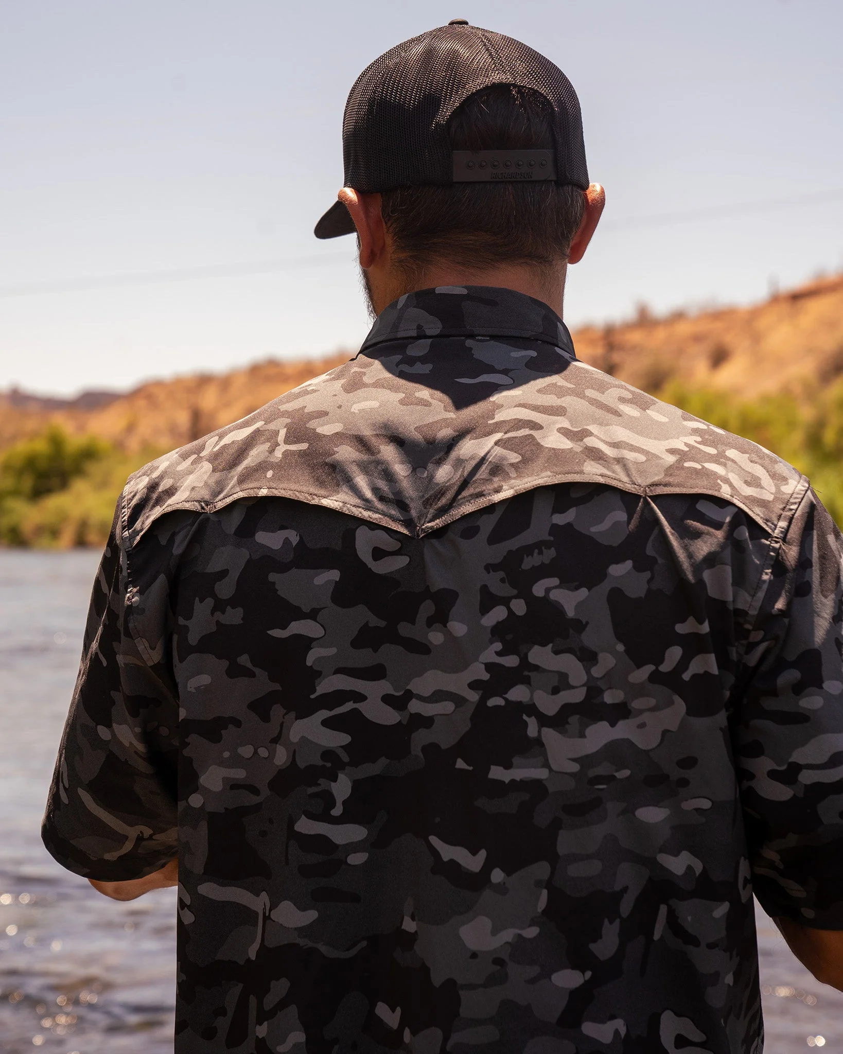 Outdoorsman Performance Short Sleeve - Black Camo - Image 3