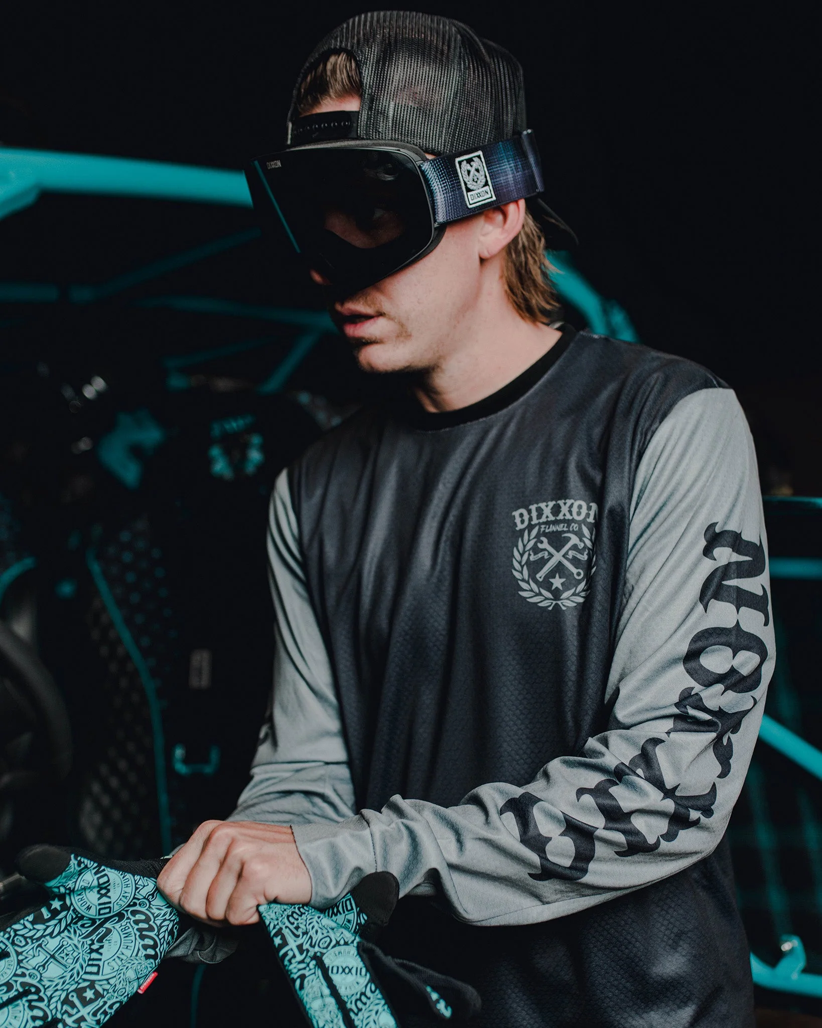 Outlander Magnetic SXS Goggles - Black & Tiffany - Image 5
