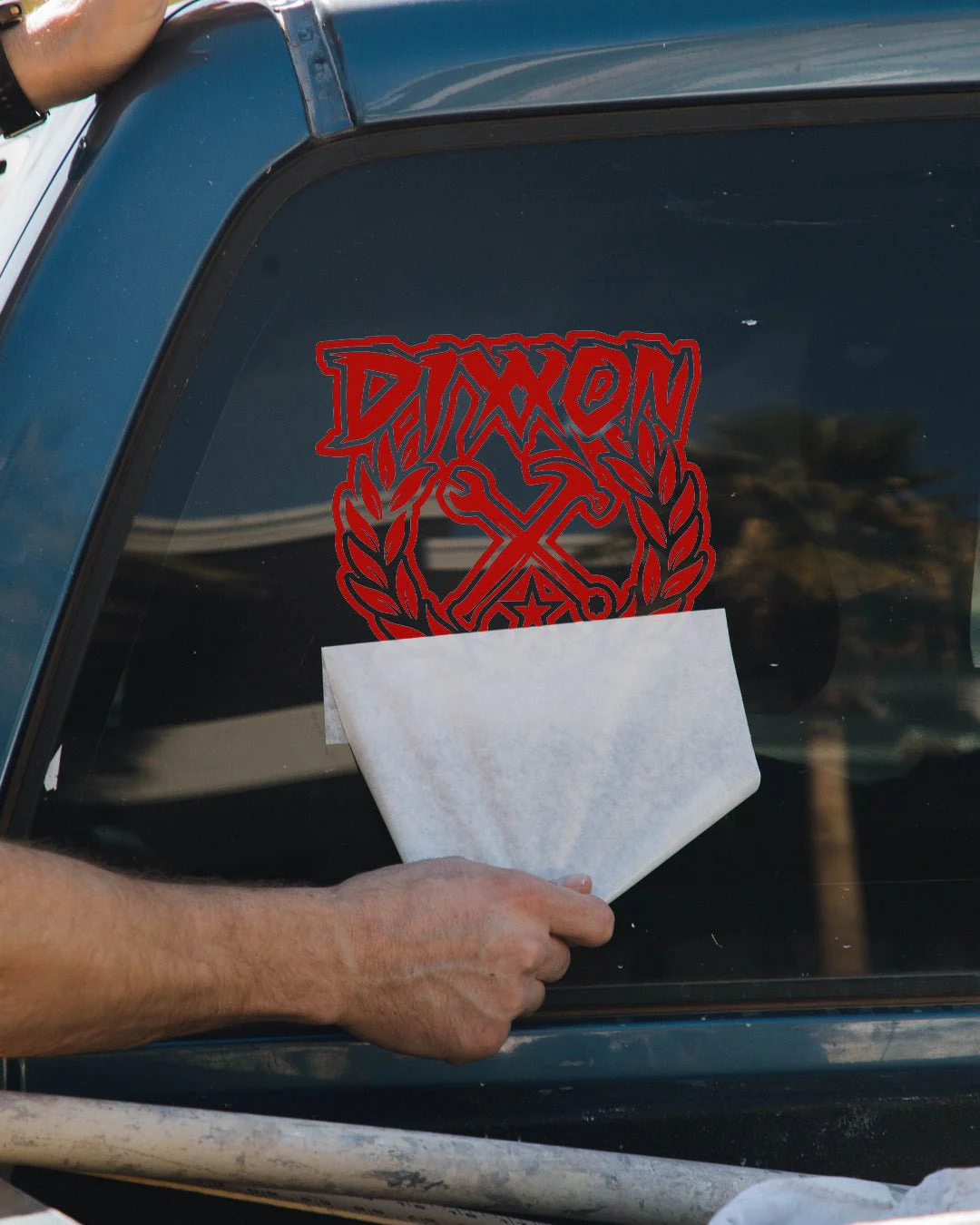 Party Crest Die Cut Sticker - 8" - Image 3