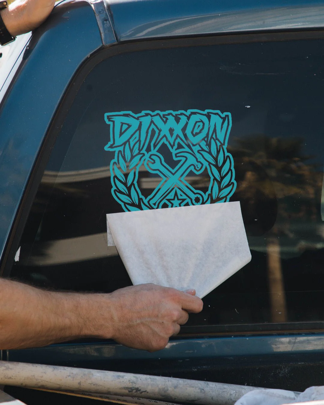 Party Crest Die Cut Sticker - 8" - Image 5