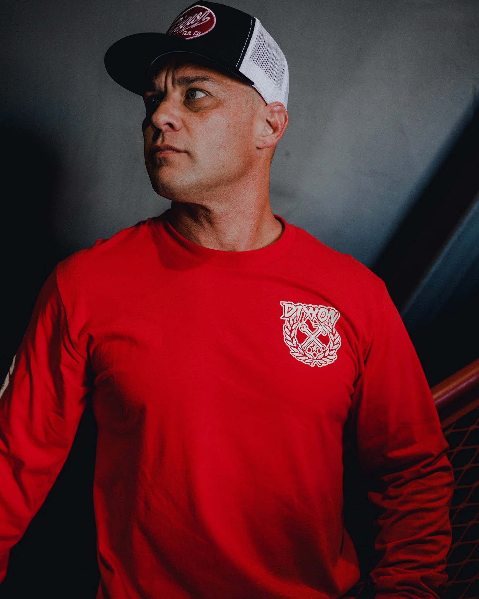 Party Crest Long Sleeve T-Shirt - Red - Image 4