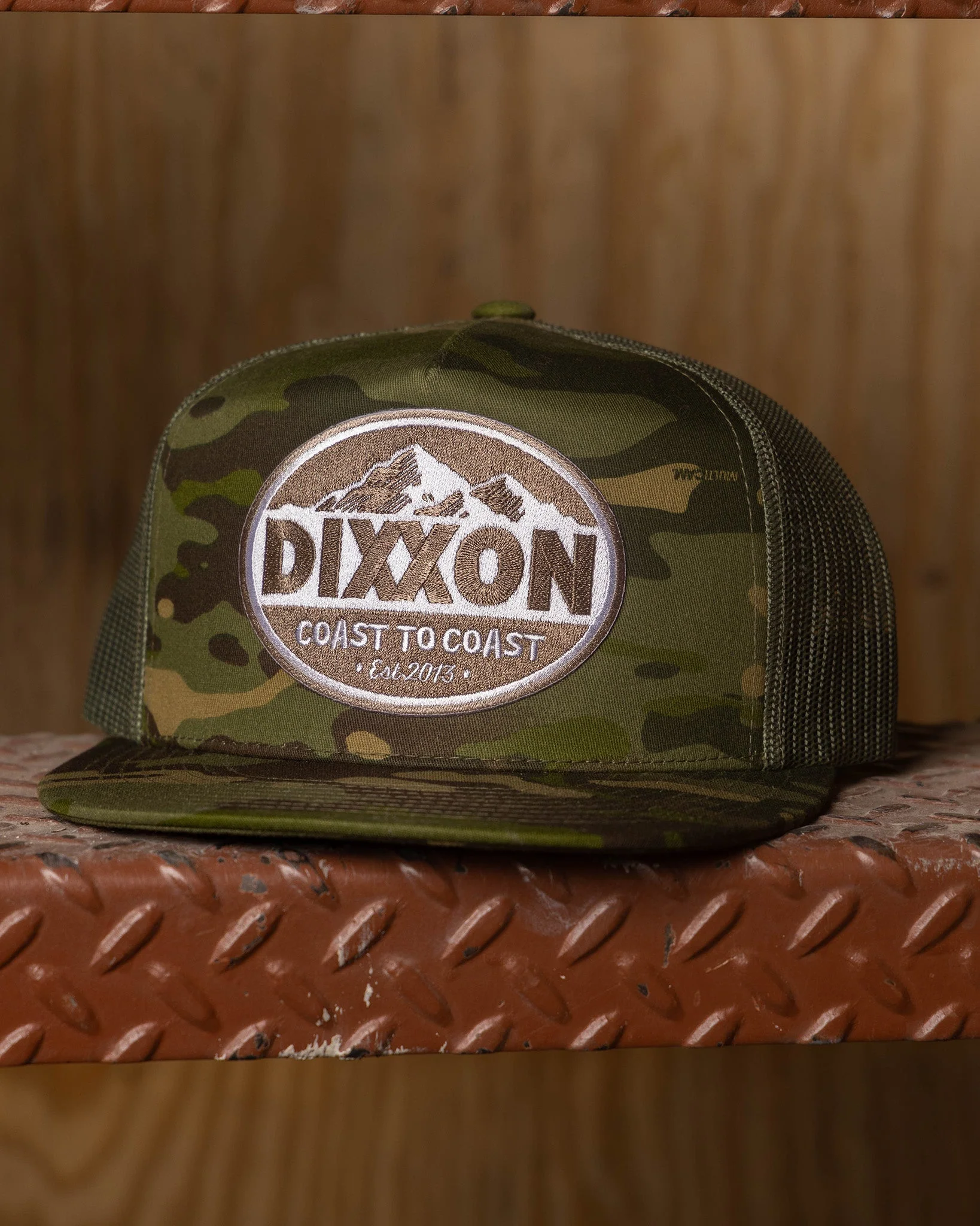 Peaks Flat Bill Trucker Snapback - Image 2