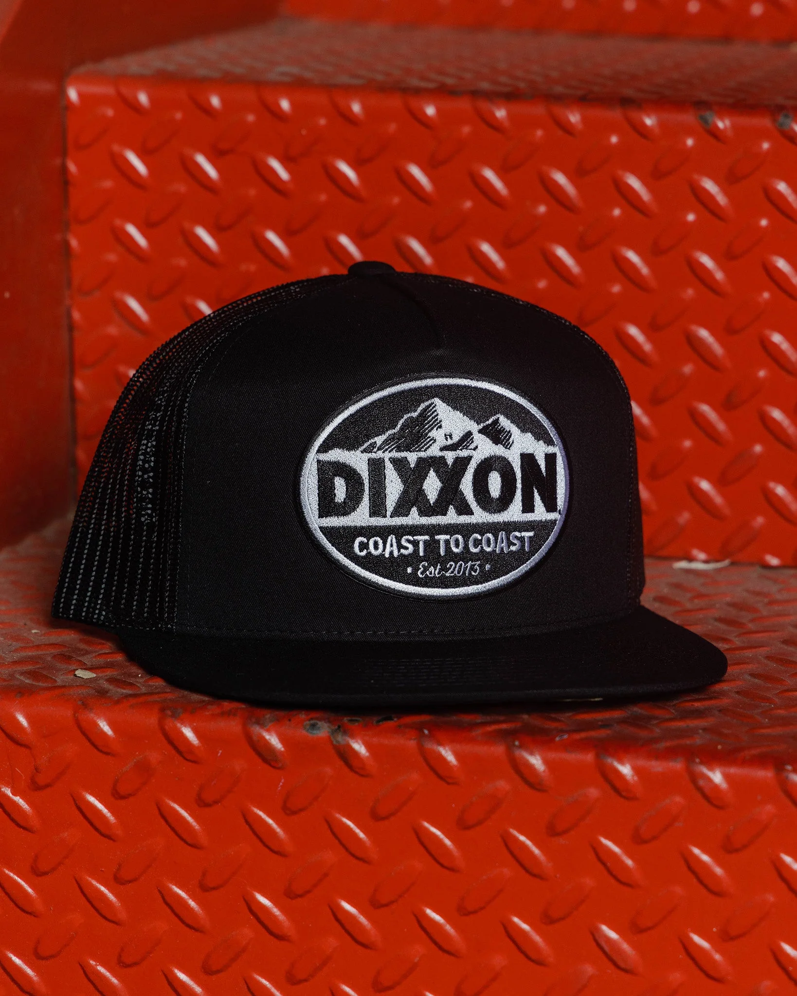 Peaks Flat Bill Trucker Snapback - Image 3