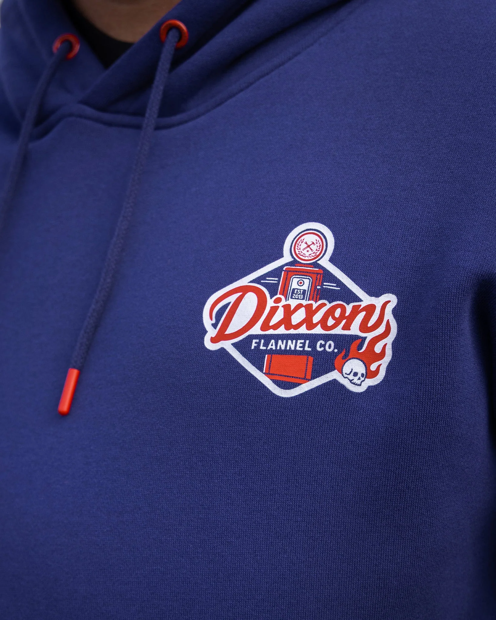 RWB Petrol Pullover Hoodie - Navy - Image 5