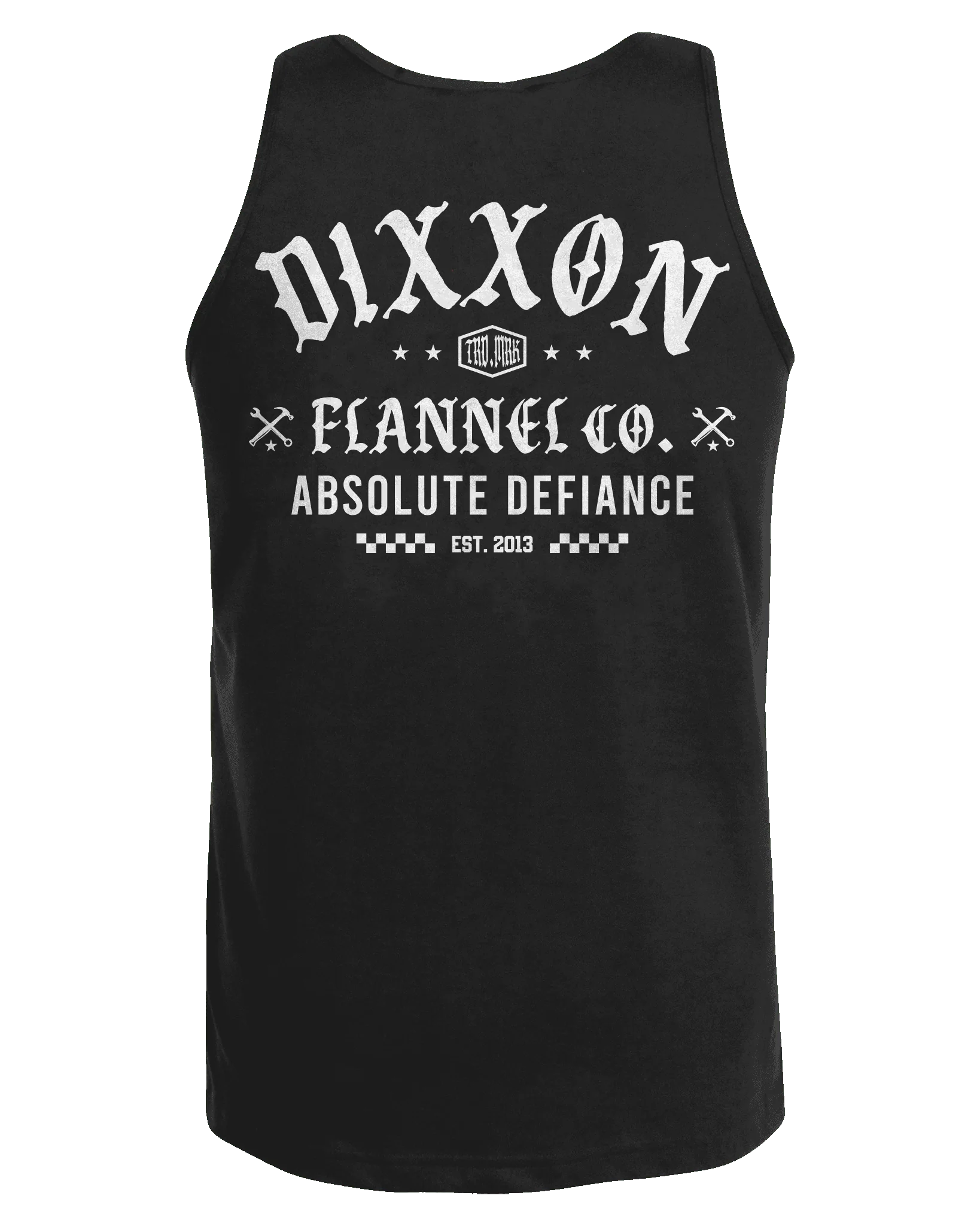 White Cruz Tank - Black - Image 2