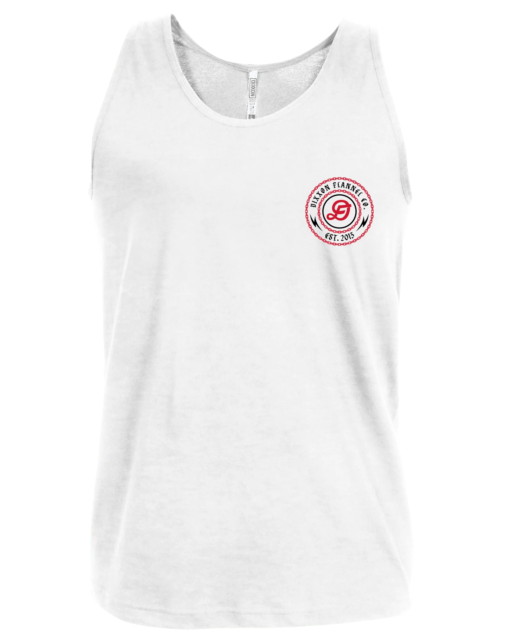 Red & Black Linked Tank - White - Image 3