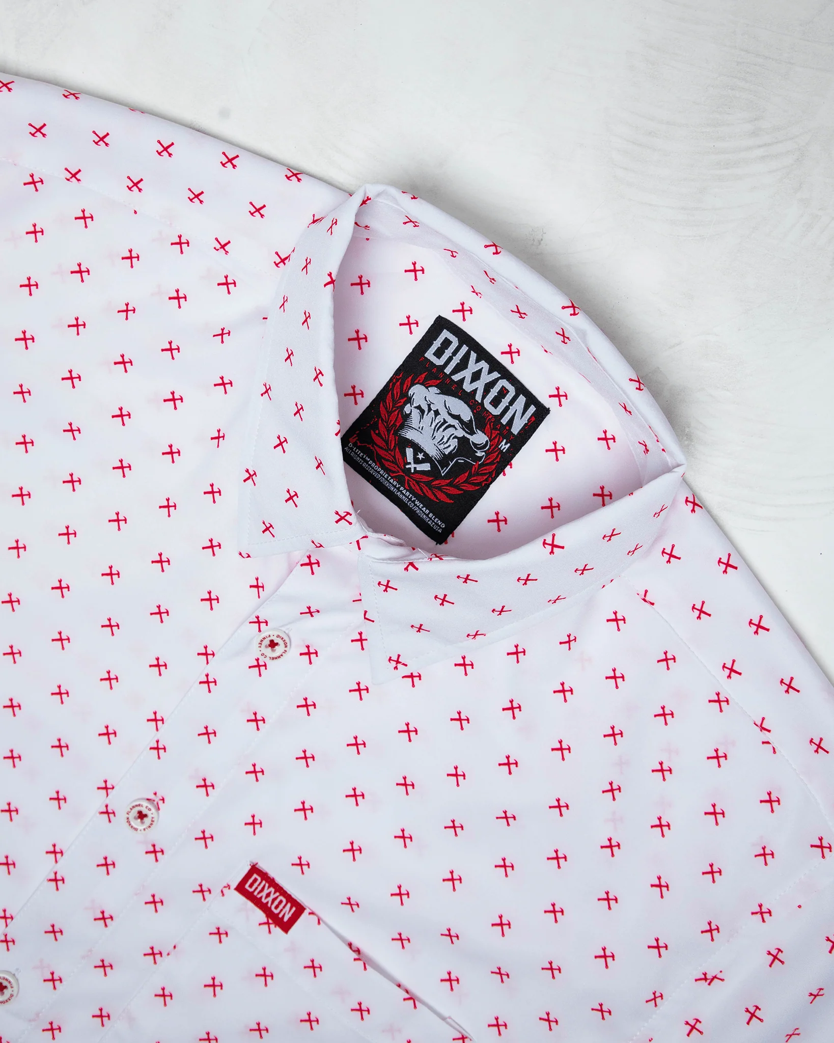 Red Finney Party Shirt - White - Image 5