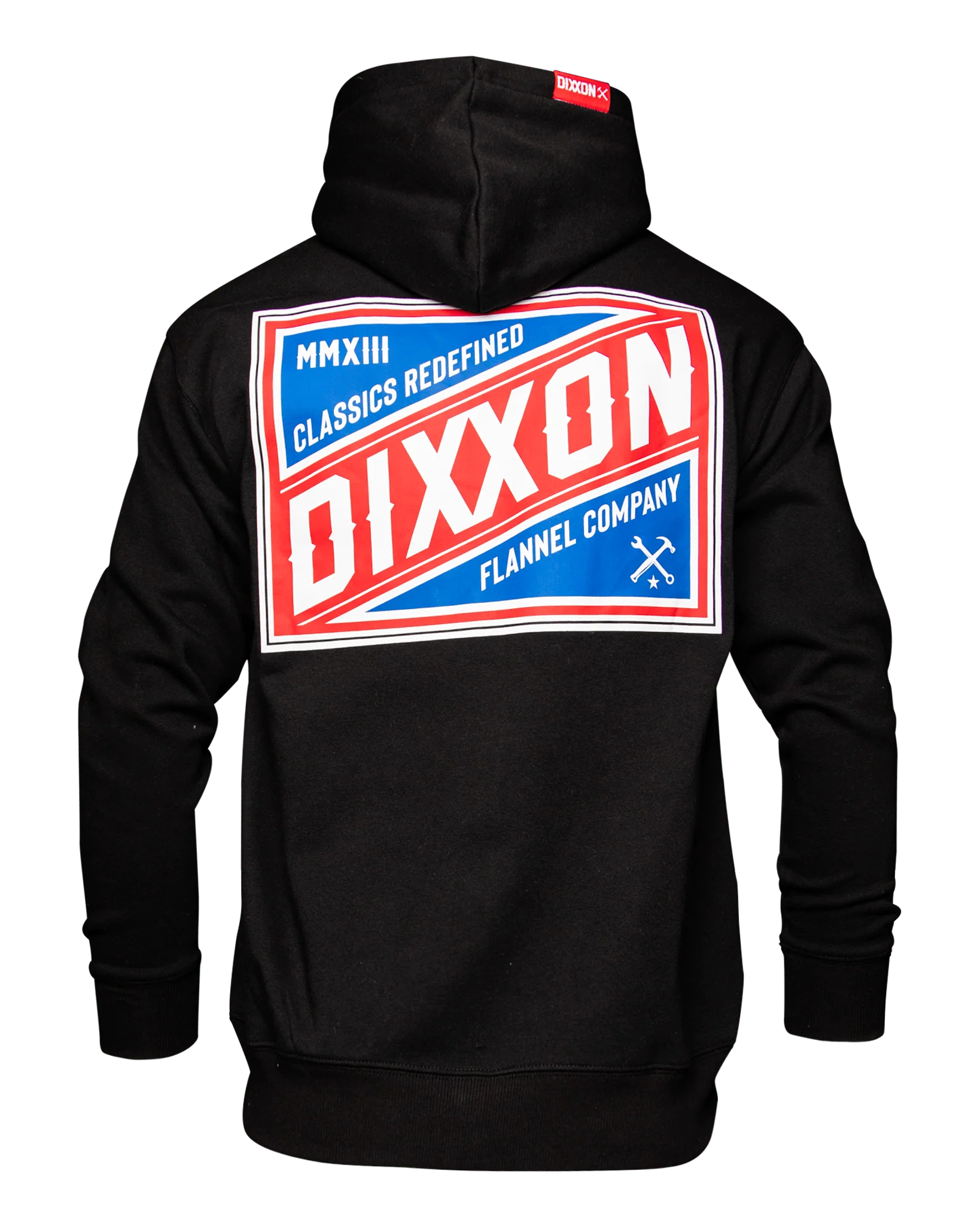 Red, White, & Blue Classics Zip Up Hoodie - Black - Image 2