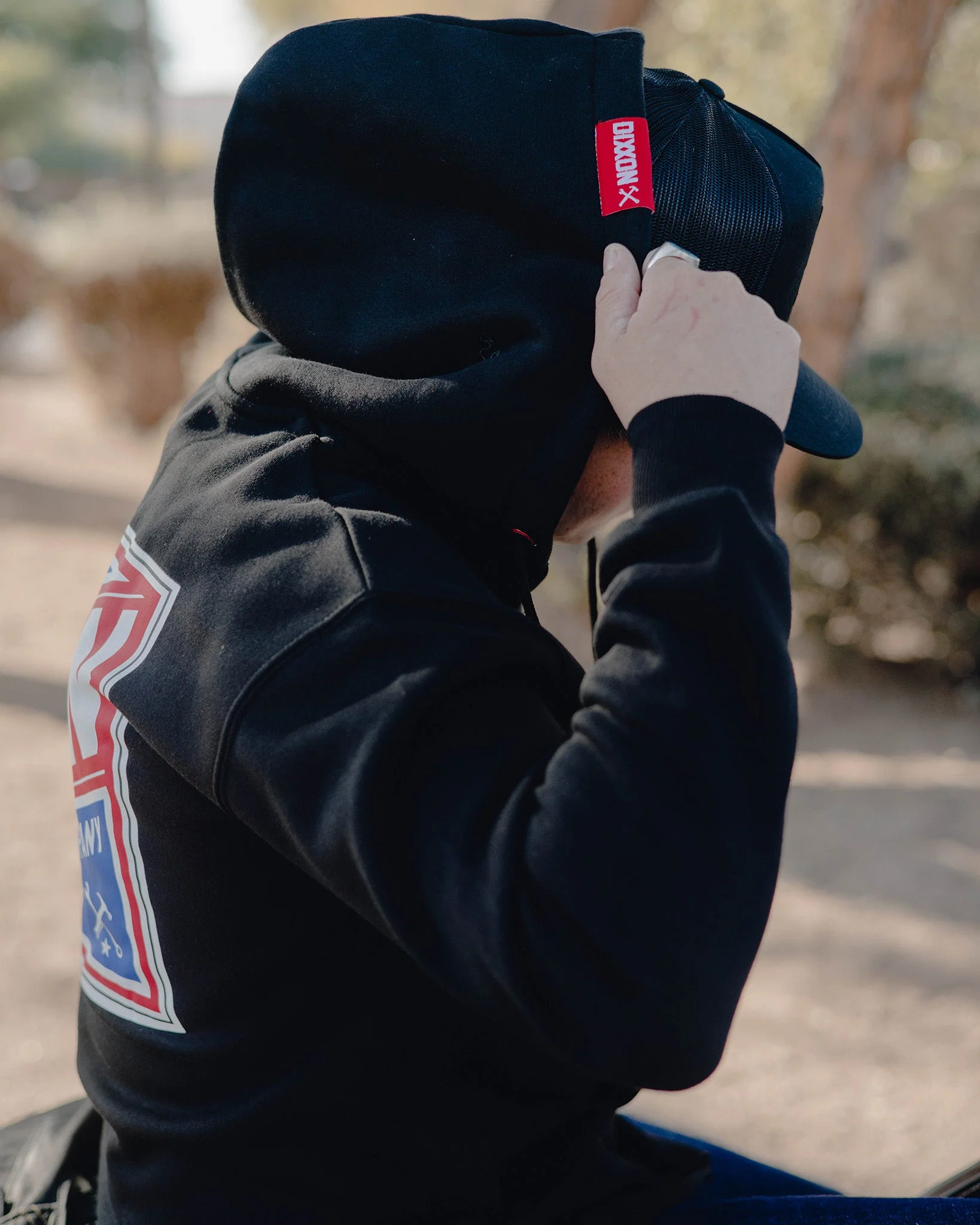 Red, White, & Blue Classics Zip Up Hoodie - Black - Image 6