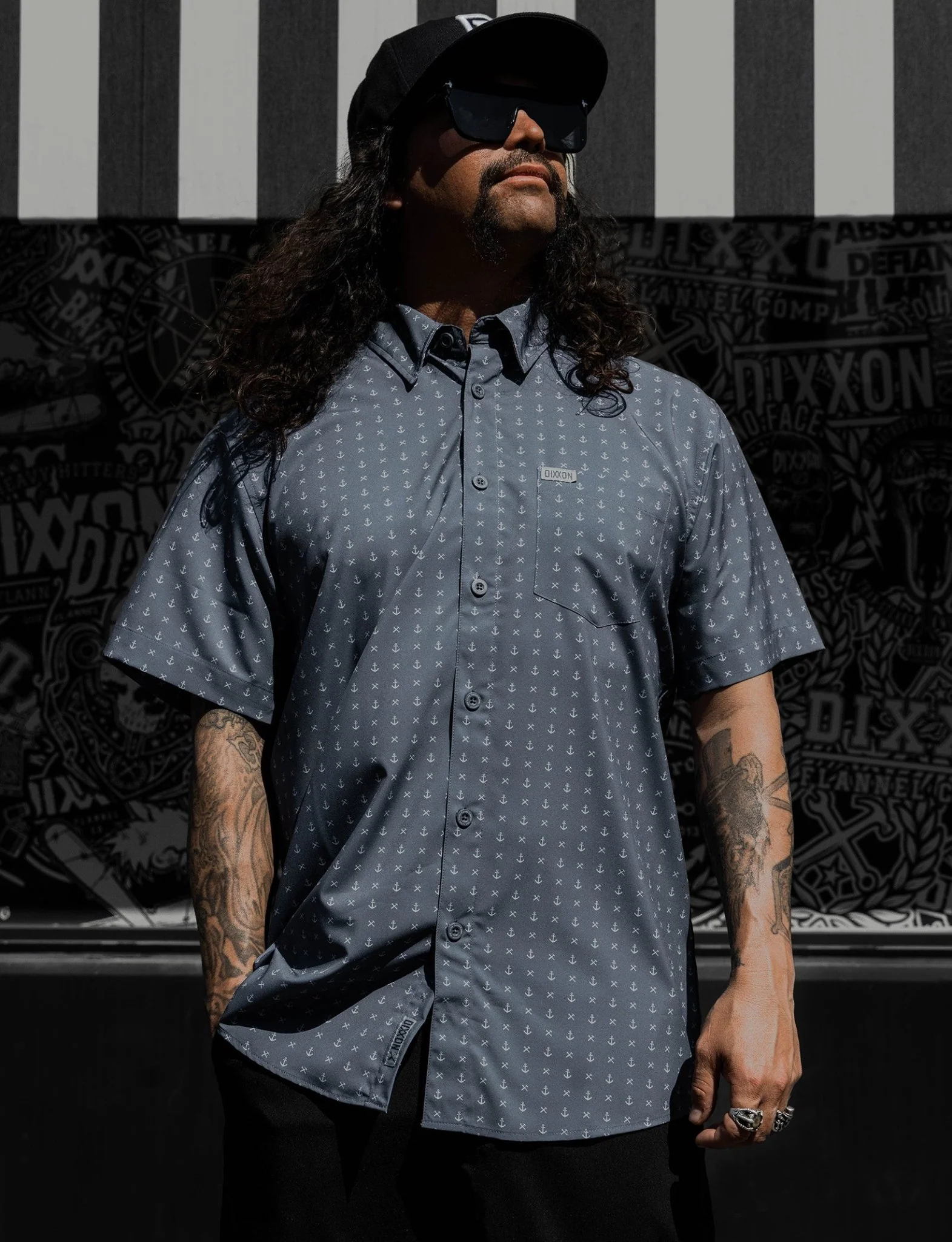 Salty Dog Party Shirt - Gray & White - Image 4