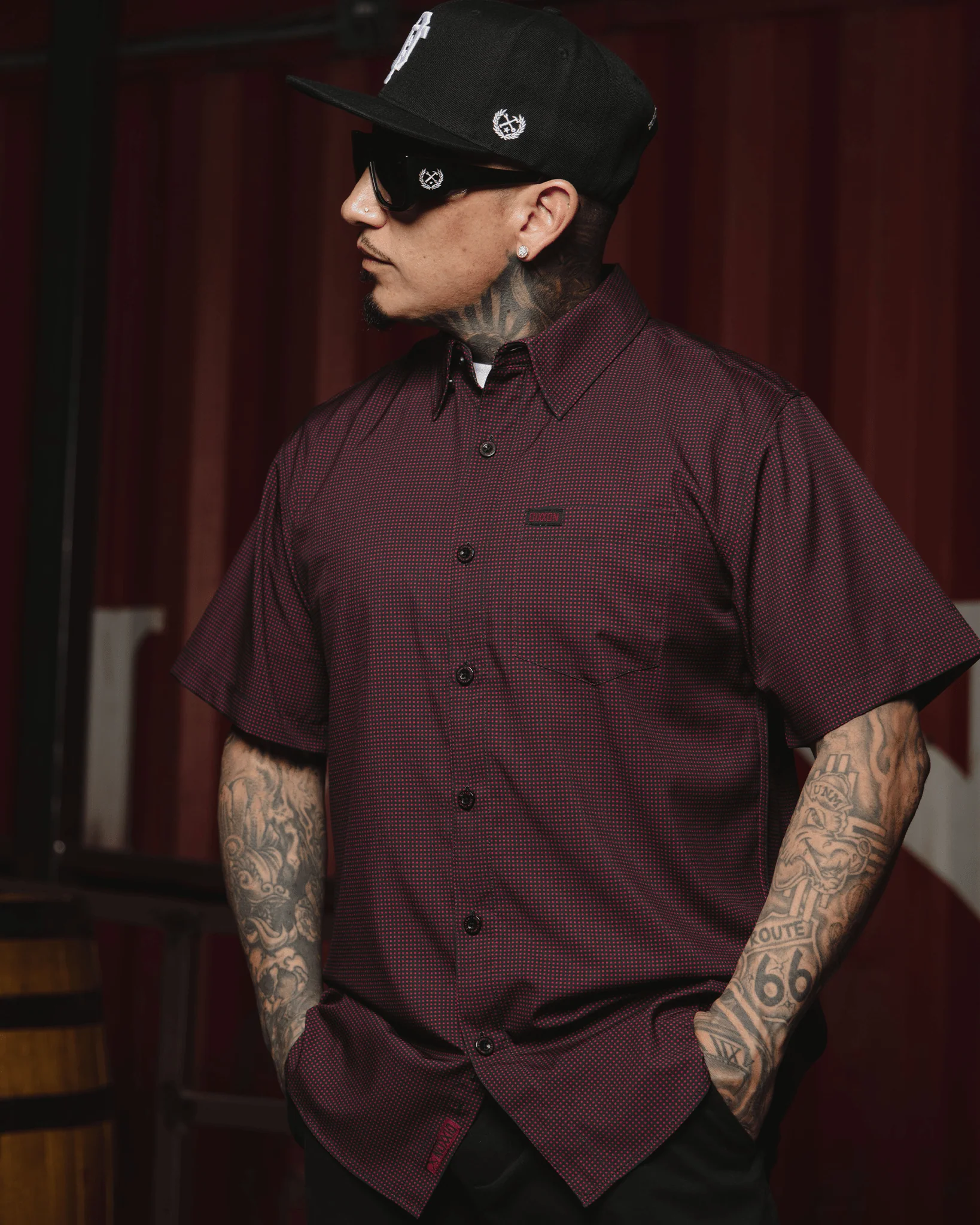 Simple Mind Party Shirt - Black & Red - Image 4