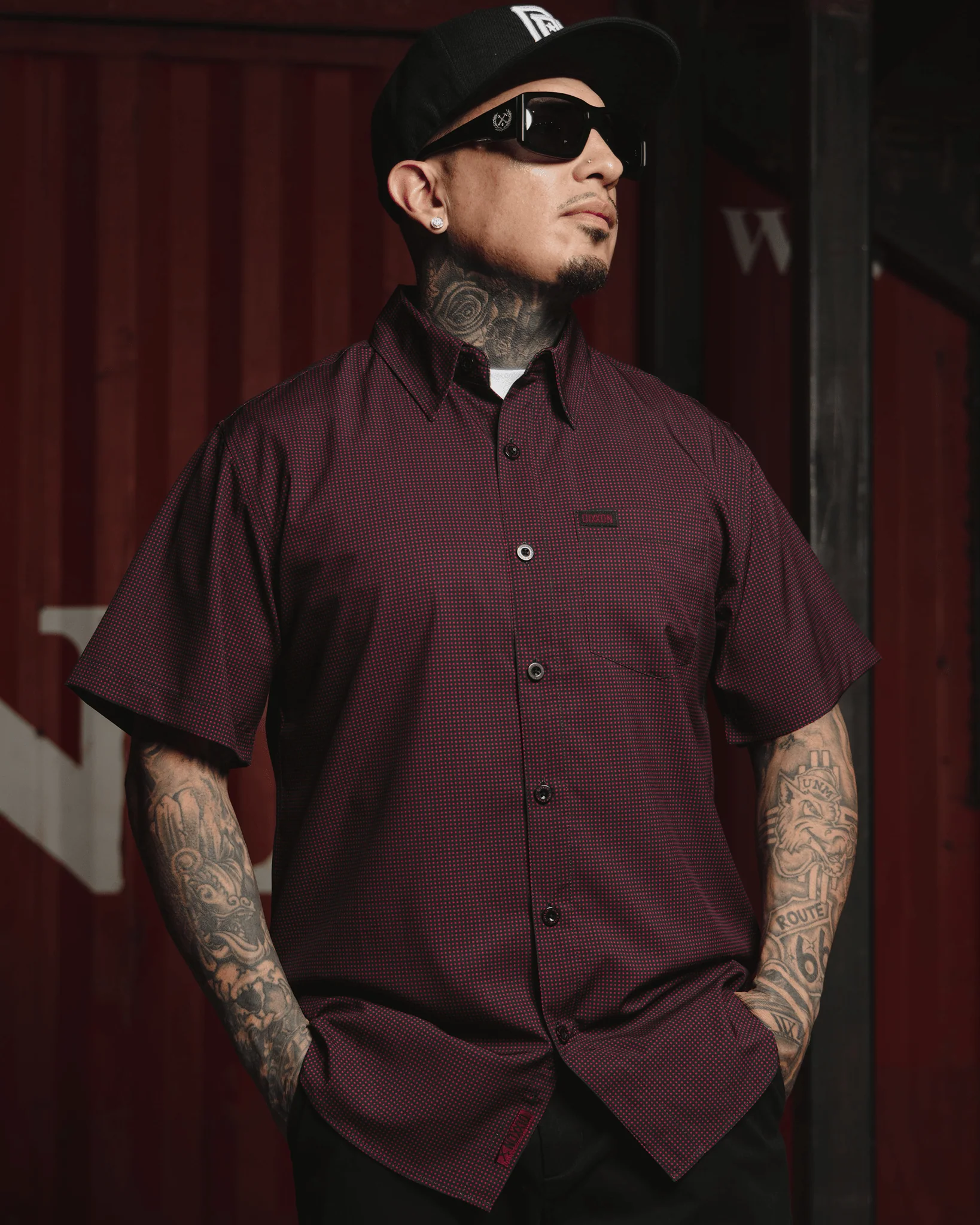 Simple Mind Party Shirt - Black & Red - Image 7