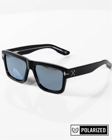 Sledge Sunglasses - Black & Chrome Polarized - Image 3