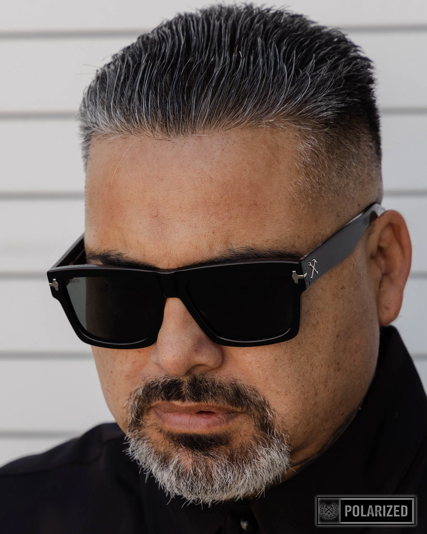 Sledge Sunglasses - Black & Grey Polarized - Image 2
